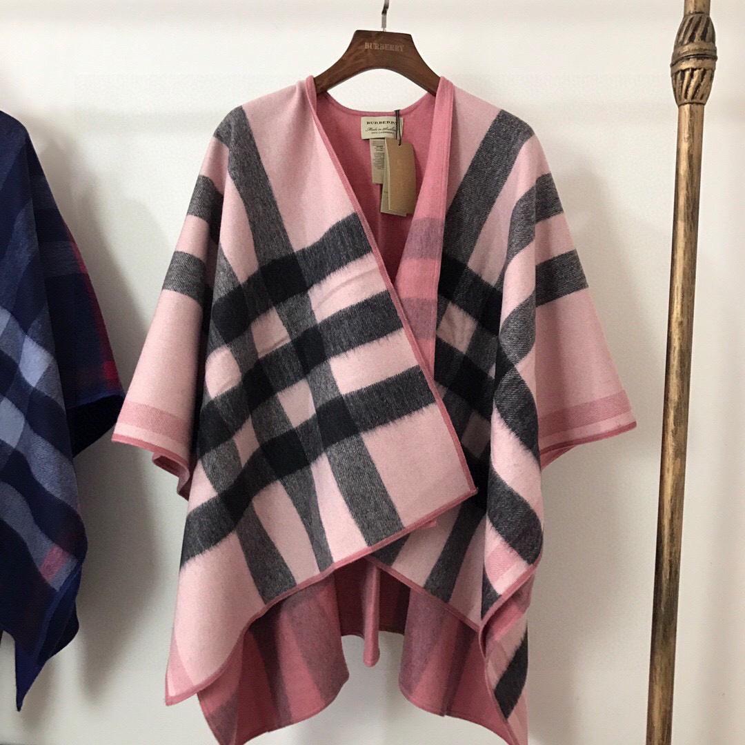Burberry Charlotte Reversible Wool Felt Cape    140*140cm - DopestKickz