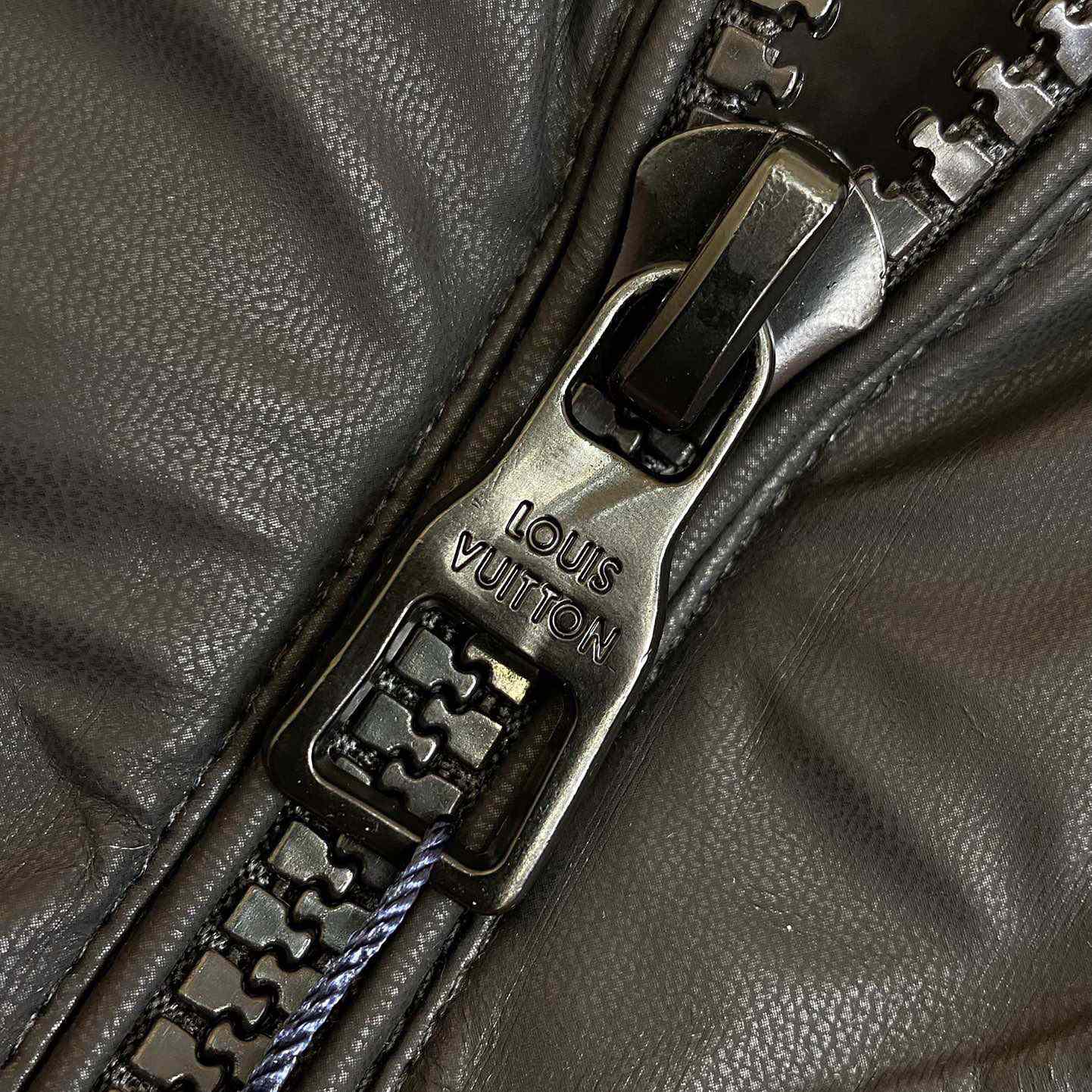 Louis Vuitton Monogram Leather Hooded Down Jacket             1AATKN              - DopestKickz