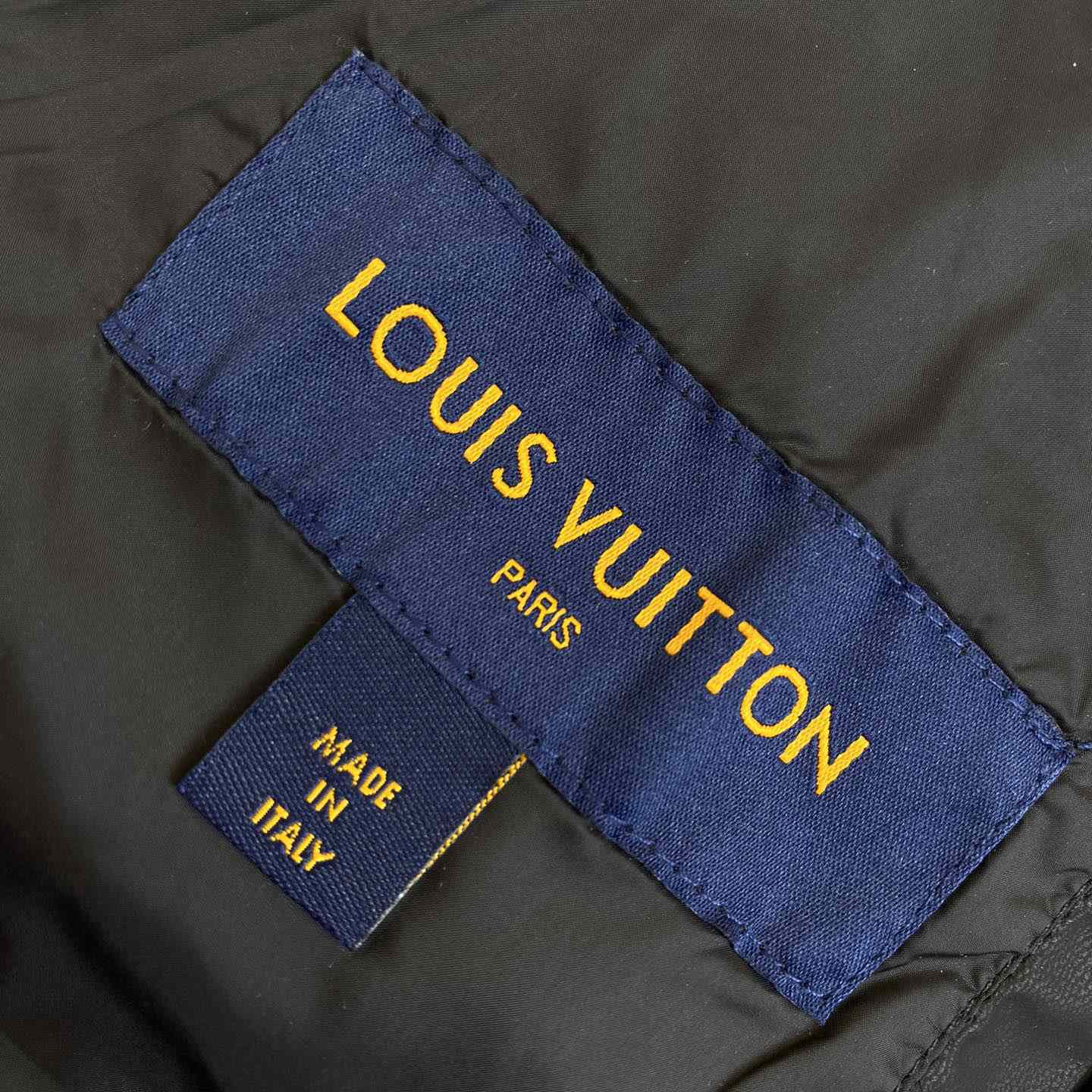 Louis Vuitton Monogram Leather Hooded Down Jacket             1AATKN              - DopestKickz
