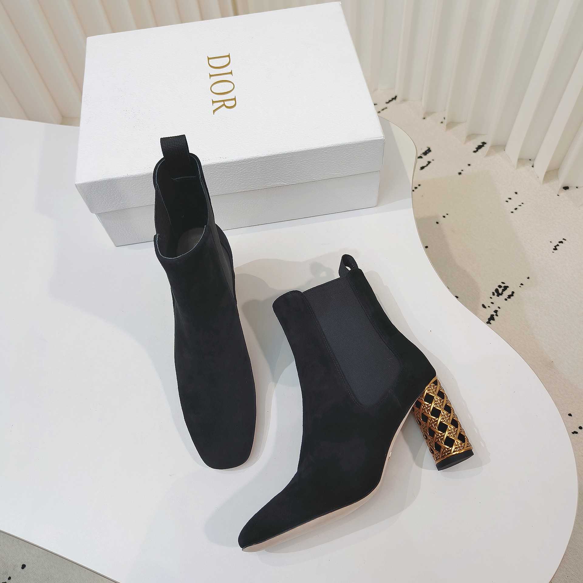 Dior Icon Heeled Ankle Boot - DopestKickz