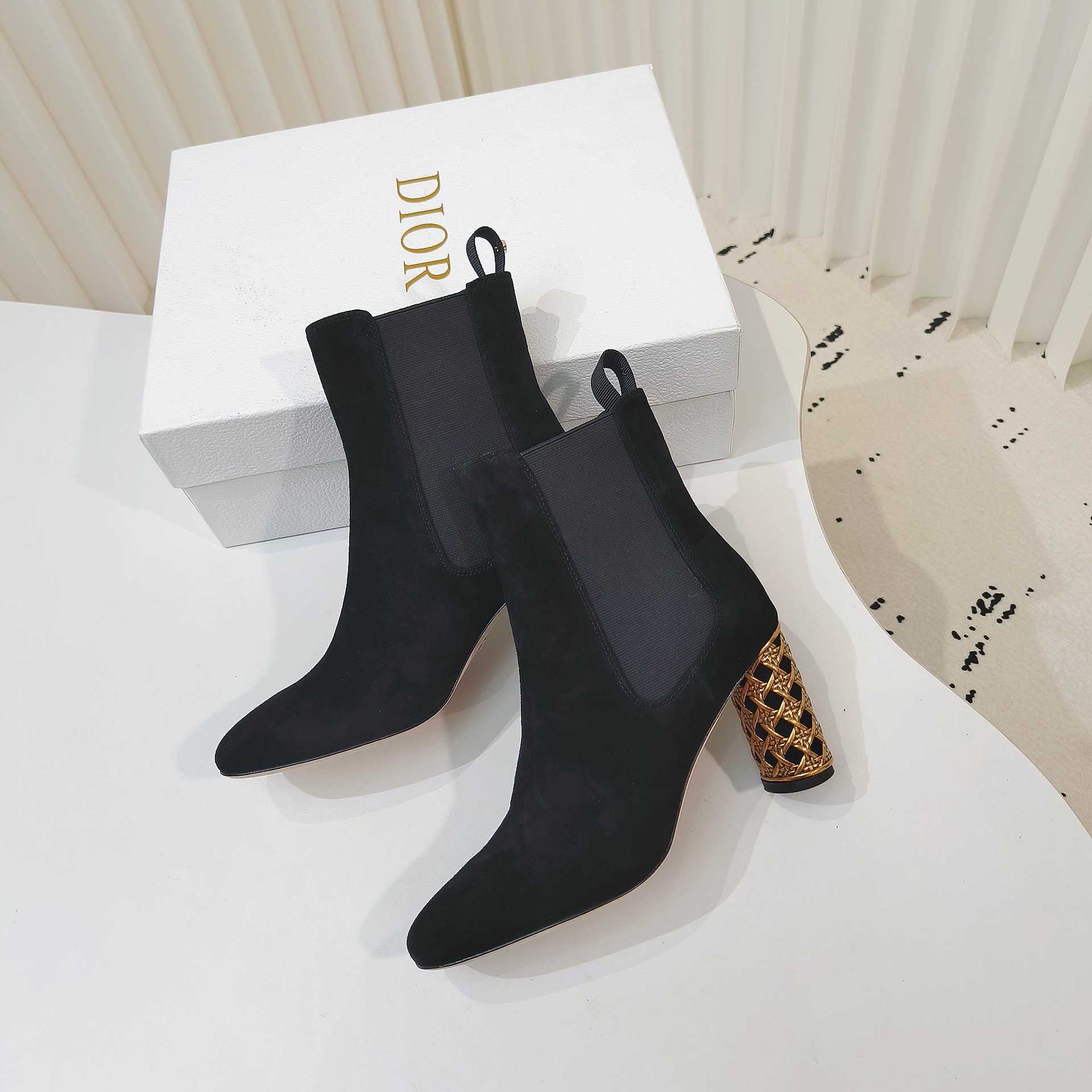 Dior Icon Heeled Ankle Boot - DopestKickz
