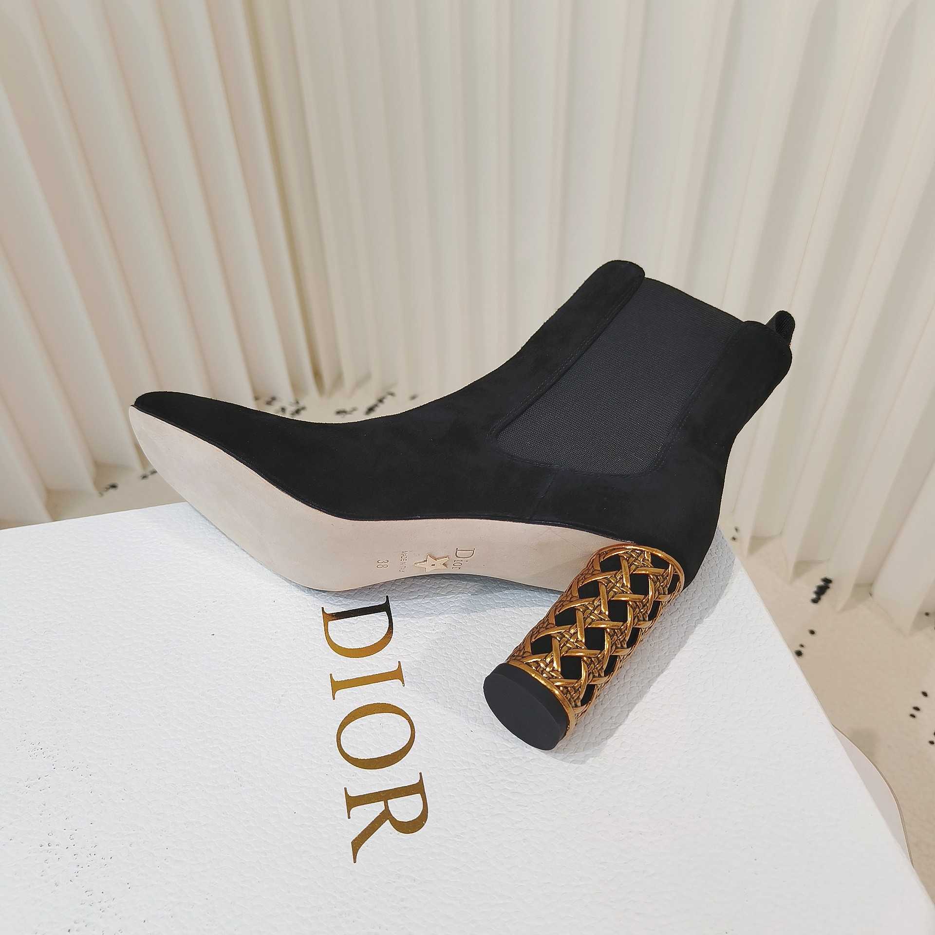 Dior Icon Heeled Ankle Boot - DopestKickz