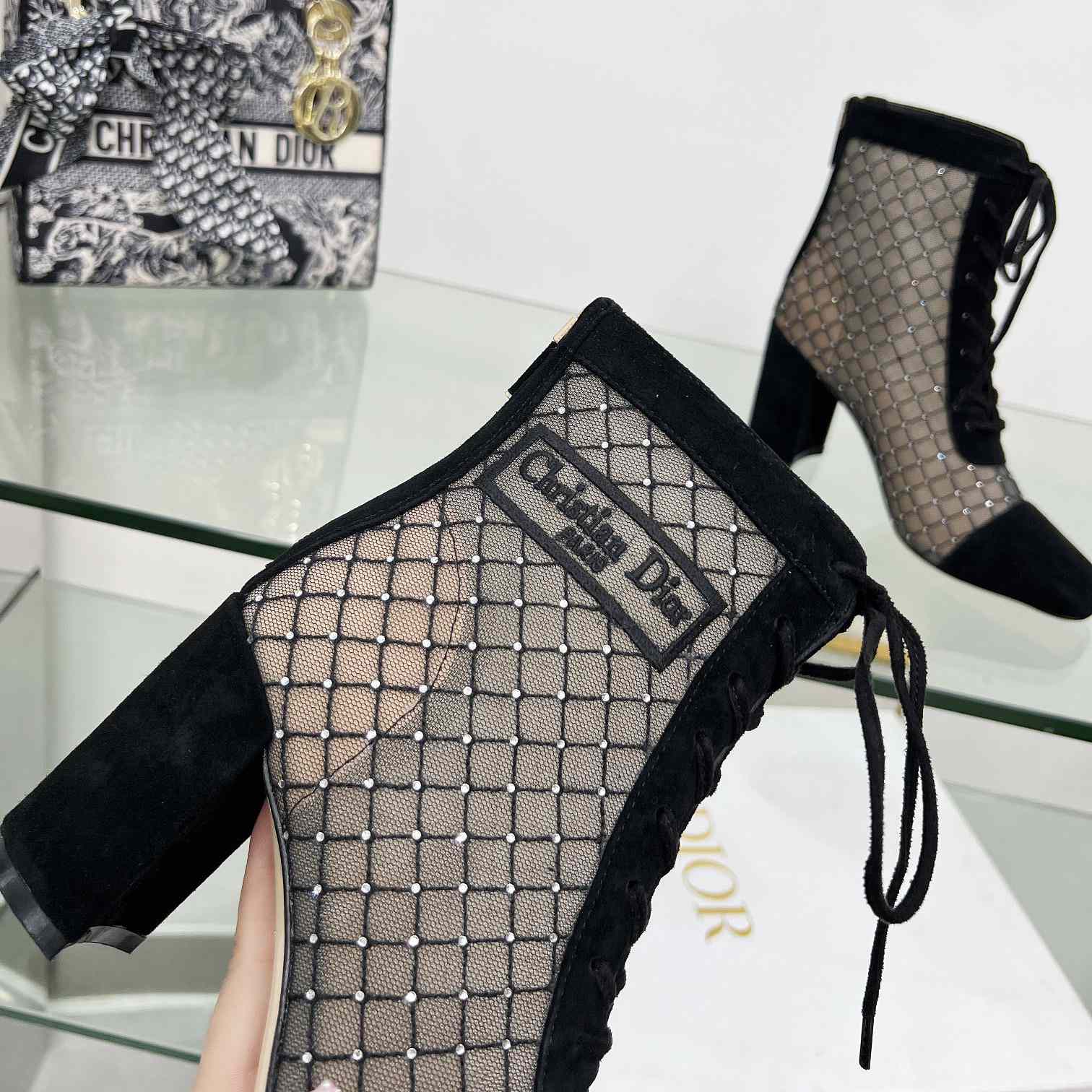 Dior Naughtily-D Heeled Ankle Boot - DopestKickz