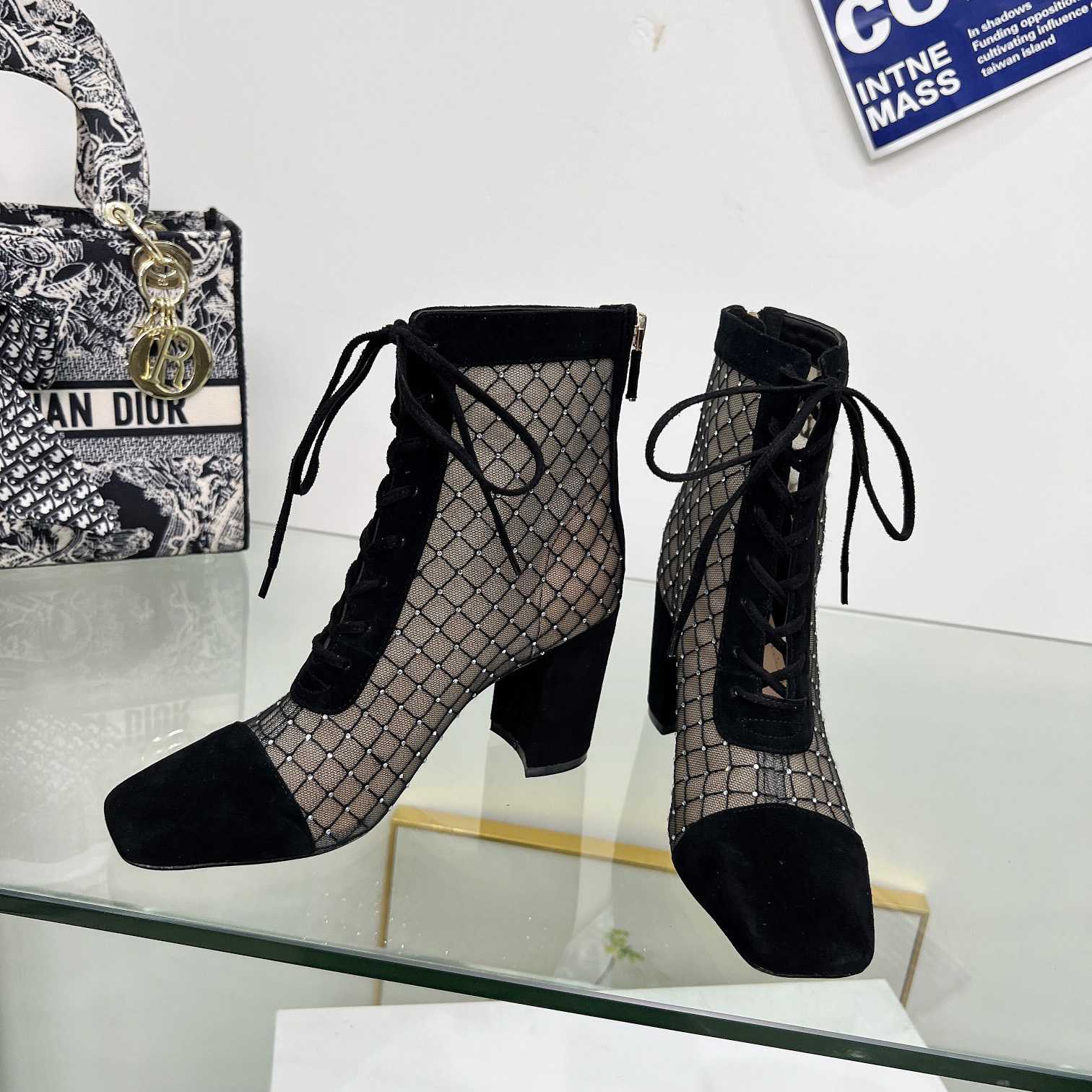 Dior Naughtily-D Heeled Ankle Boot - DopestKickz