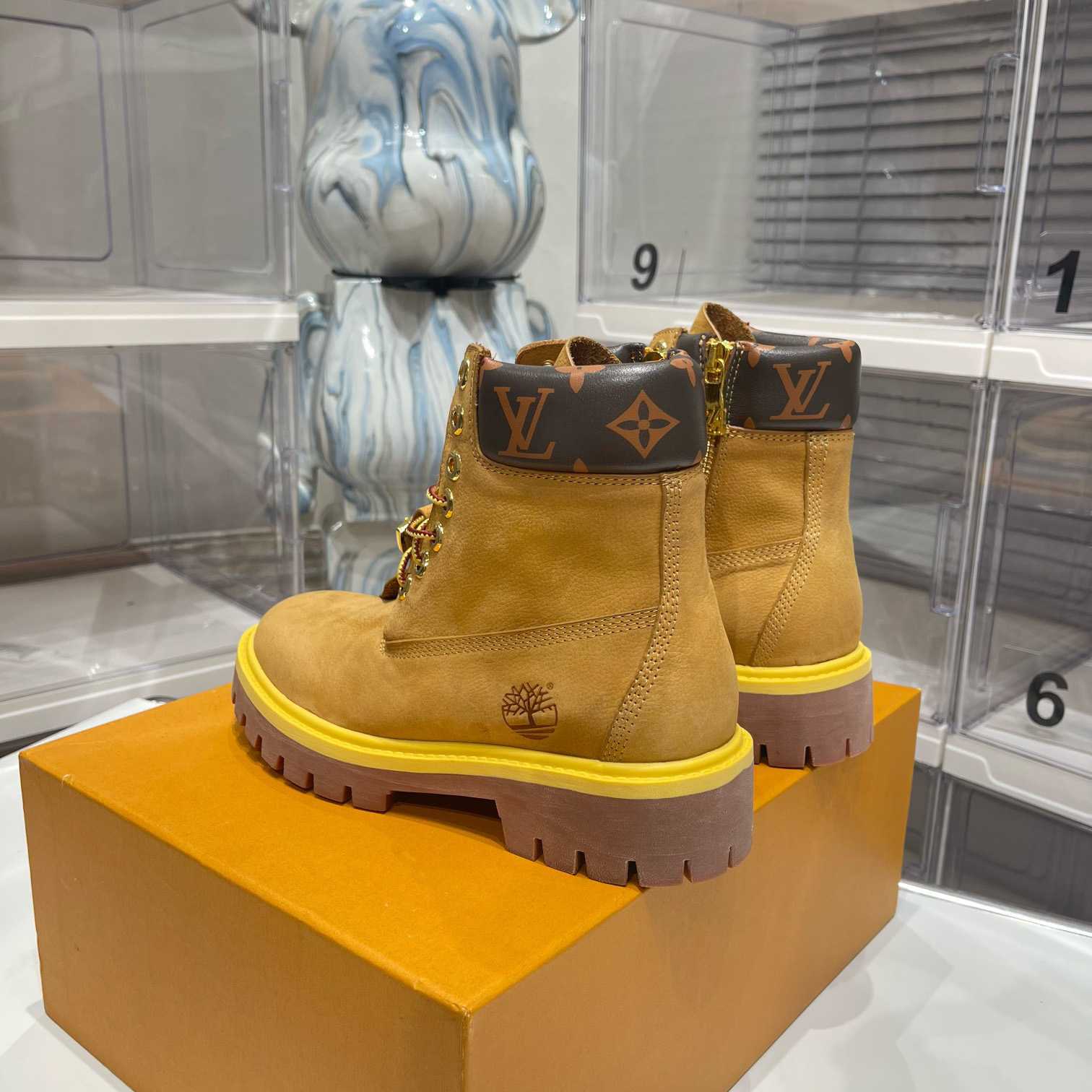 Louis Vuitton x 6 Inch Ankle Boot 'Wheat' - DopestKickz
