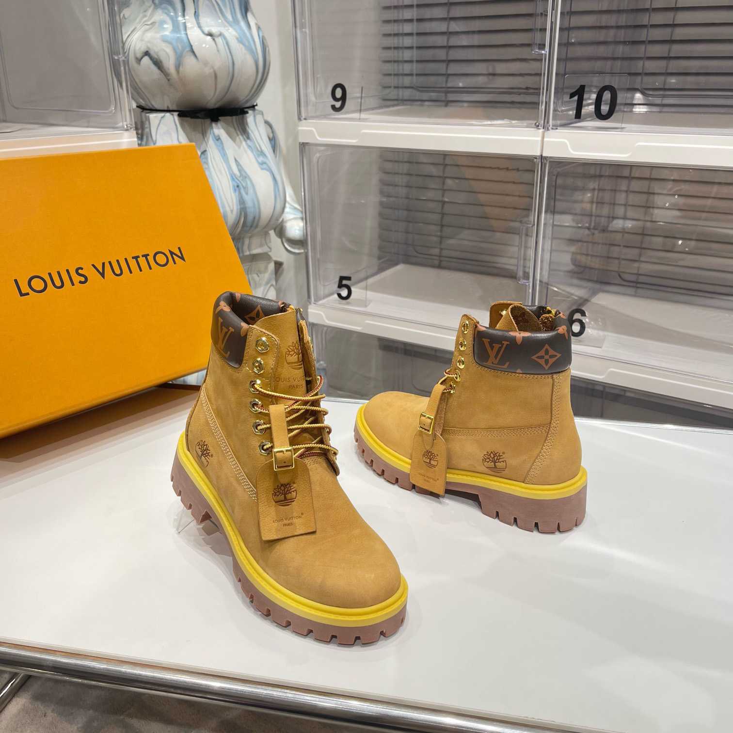 Louis Vuitton x 6 Inch Ankle Boot 'Wheat' - DopestKickz