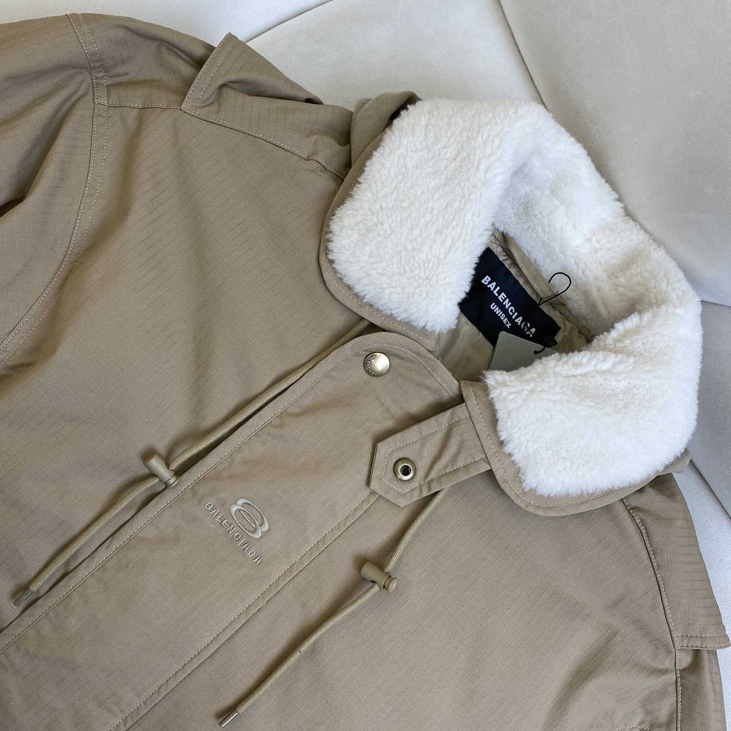 Balenciaga Hooded Bomber Jacket - DopestKickz