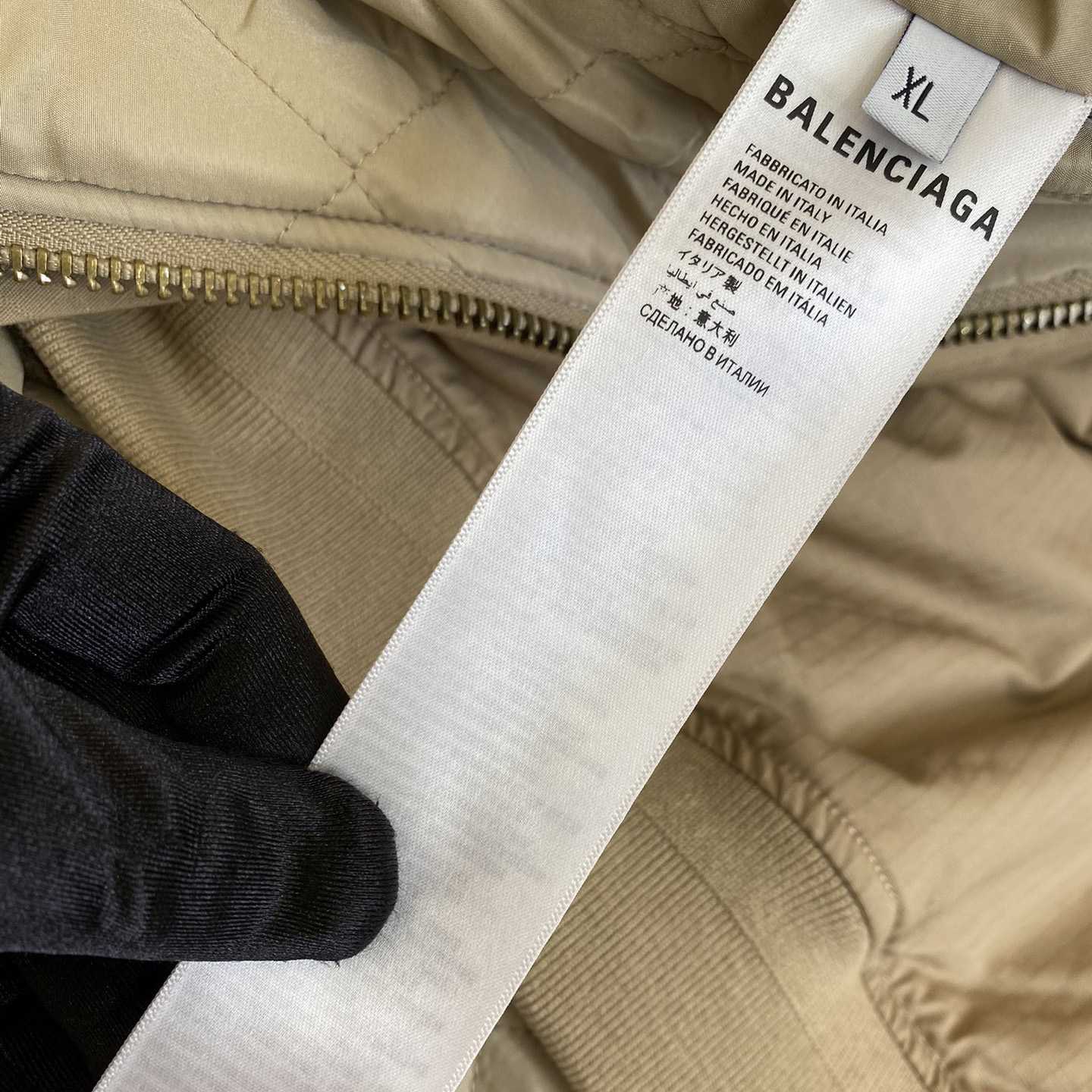 Balenciaga Hooded Bomber Jacket - DopestKickz