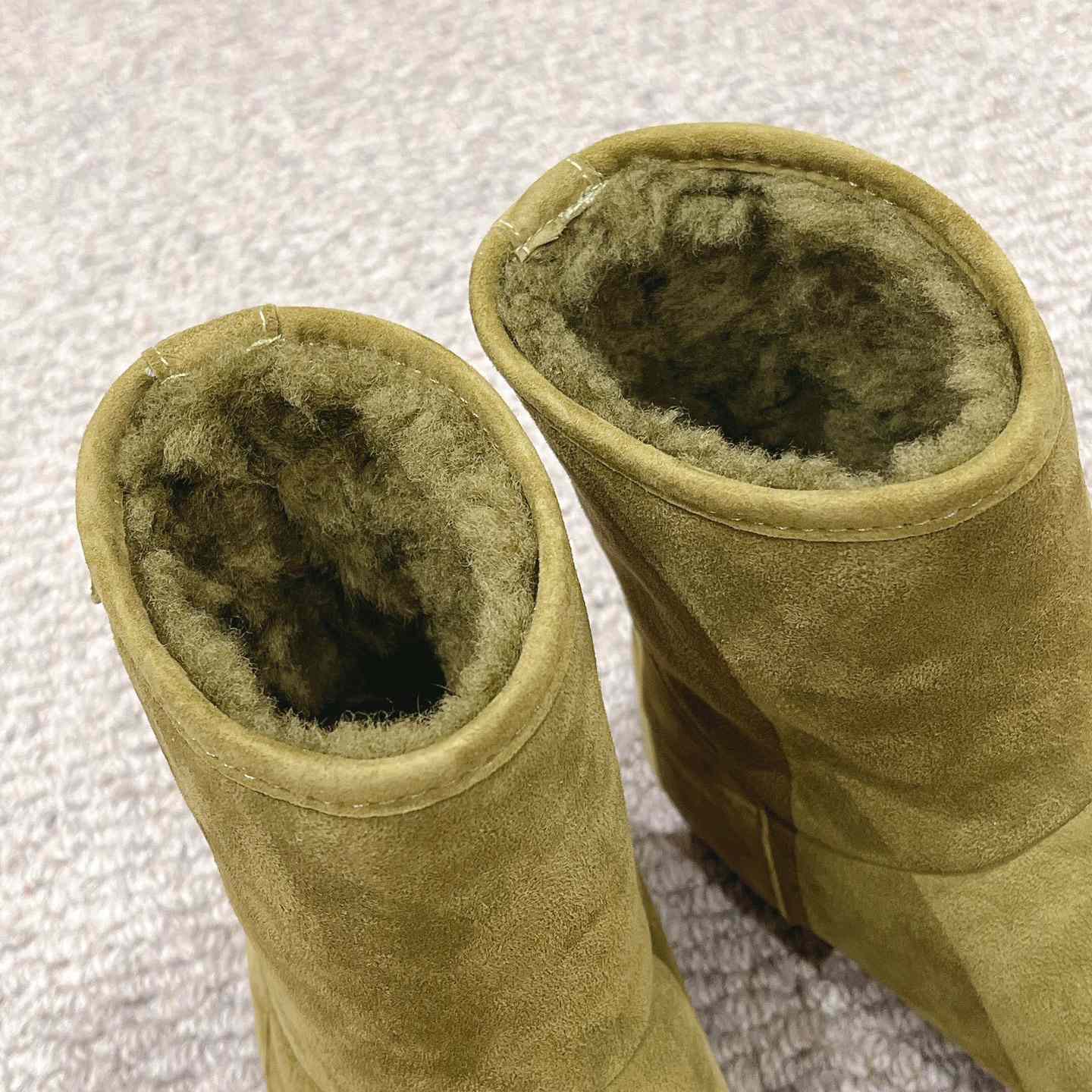 Loewe Lago Boot In Suede And Shearling - DopestKickz