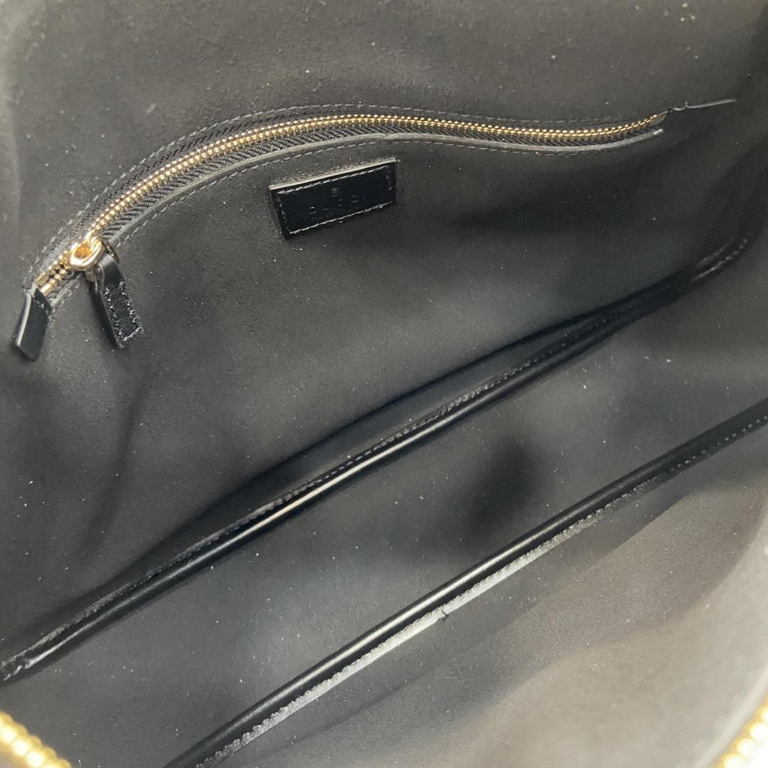 Gucci GG Emblem Medium Shoulder Bag - DopestKickz