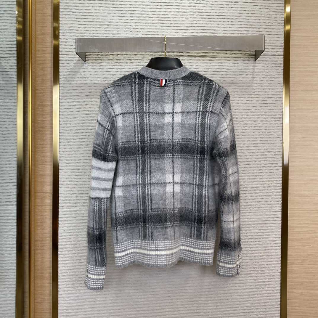 Thom Browne Jacquard-knit Mohair-blend Cardigan - DopestKickz