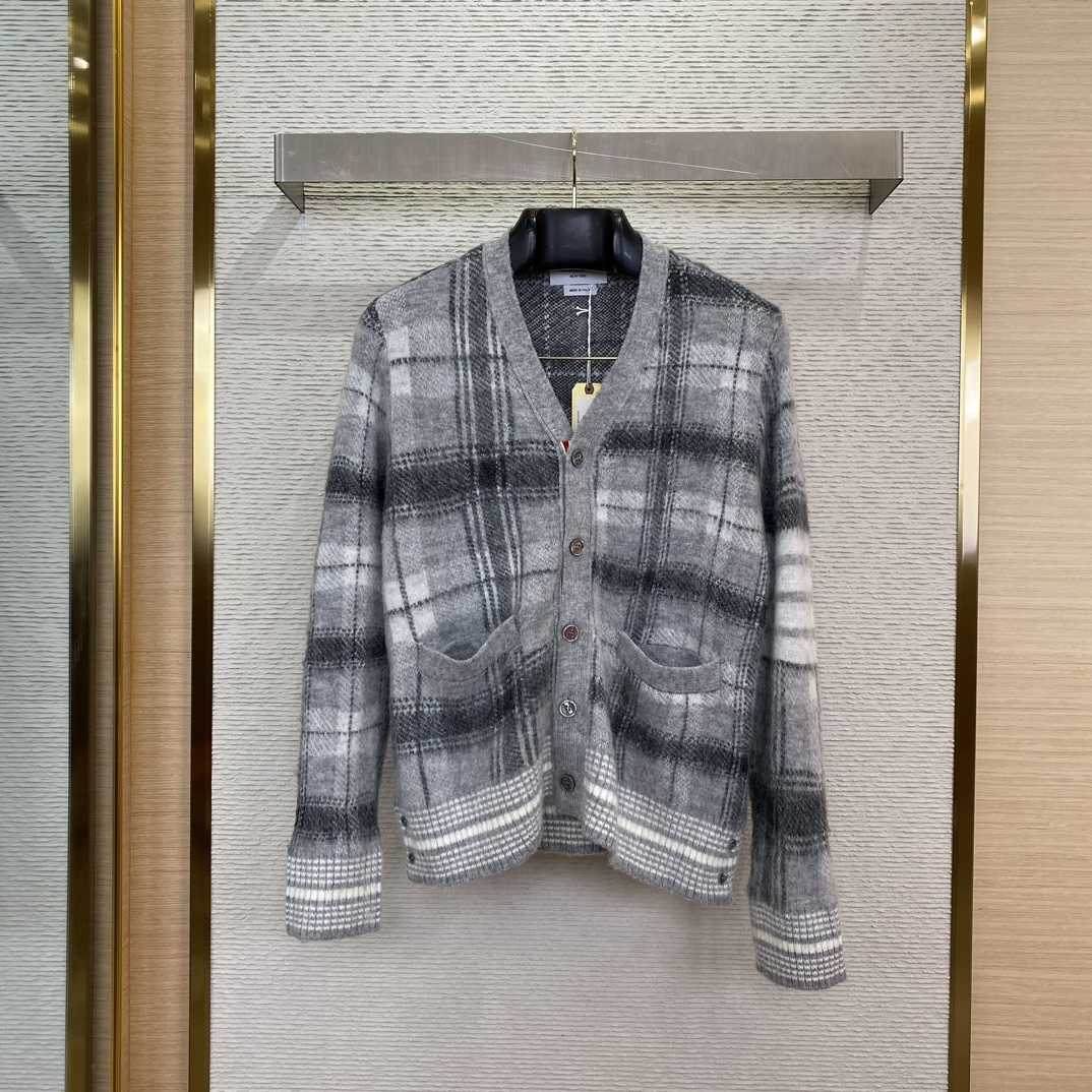 Thom Browne Jacquard-knit Mohair-blend Cardigan - DopestKickz