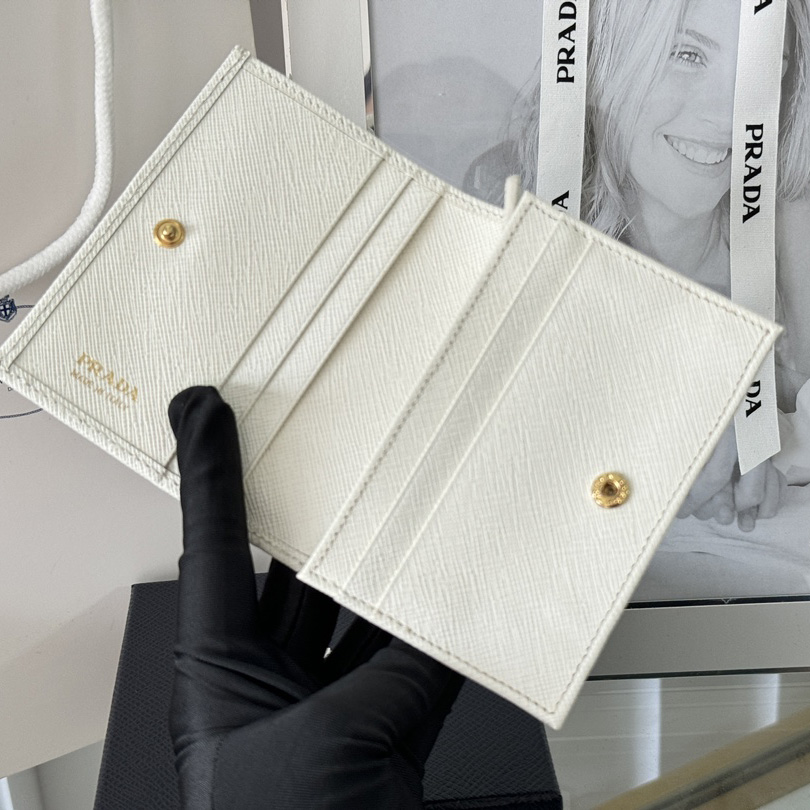 Prada Saffiano Leather Wallet    11.2x8.5cm - DopestKickz
