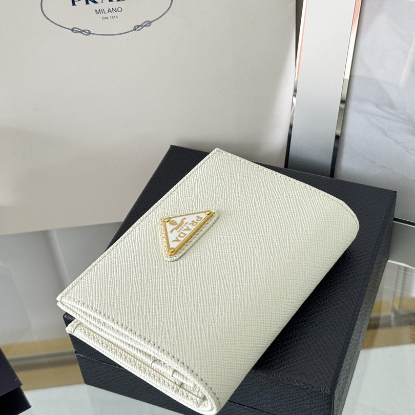 Prada Saffiano Leather Wallet    11.2x8.5cm - DopestKickz