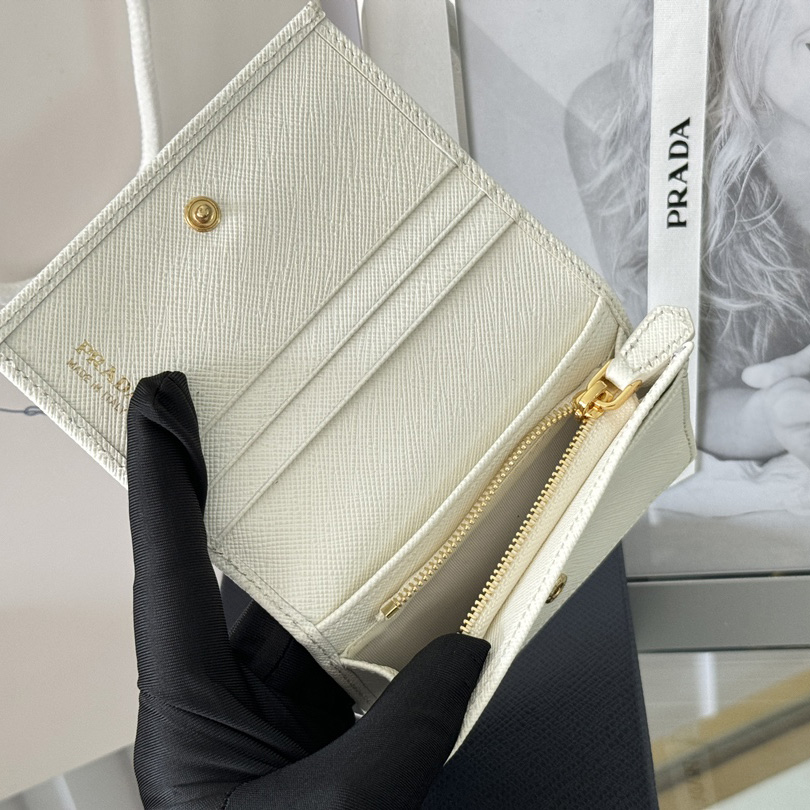 Prada Saffiano Leather Wallet    11.2x8.5cm - DopestKickz