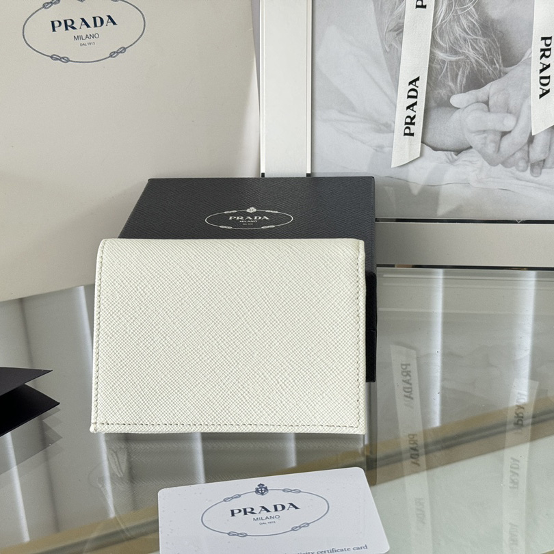 Prada Saffiano Leather Wallet    11.2x8.5cm - DopestKickz