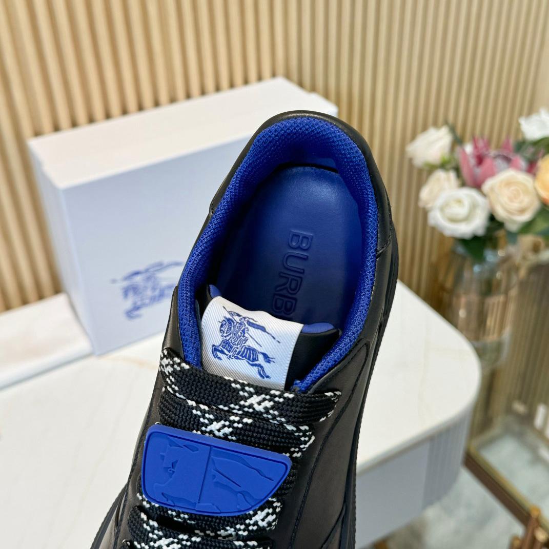 Burberry Leather Terrace Sneakers - DopestKickz