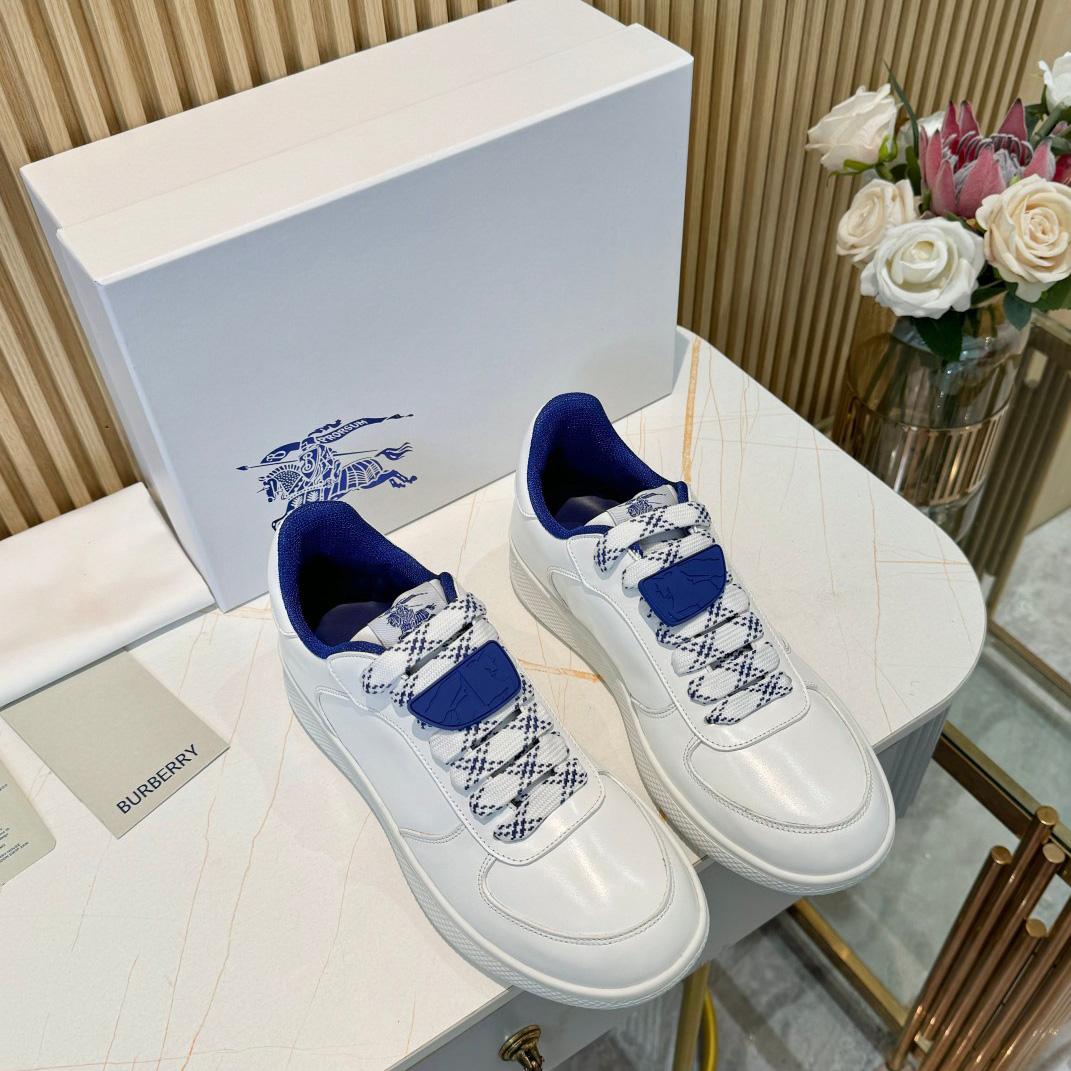 Burberry Leather Terrace Sneakers - DopestKickz