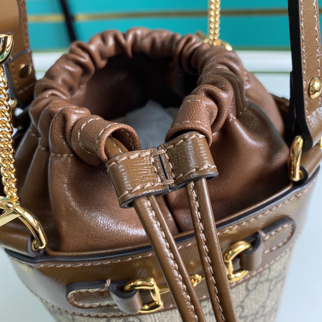 Gucci Horsebit 1955 Small Bucket Bag 'Beige'  (16-14-14cm) - DopestKickz