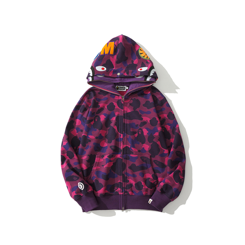 Bape Shark Full Zip Hoodie - DopestKickz