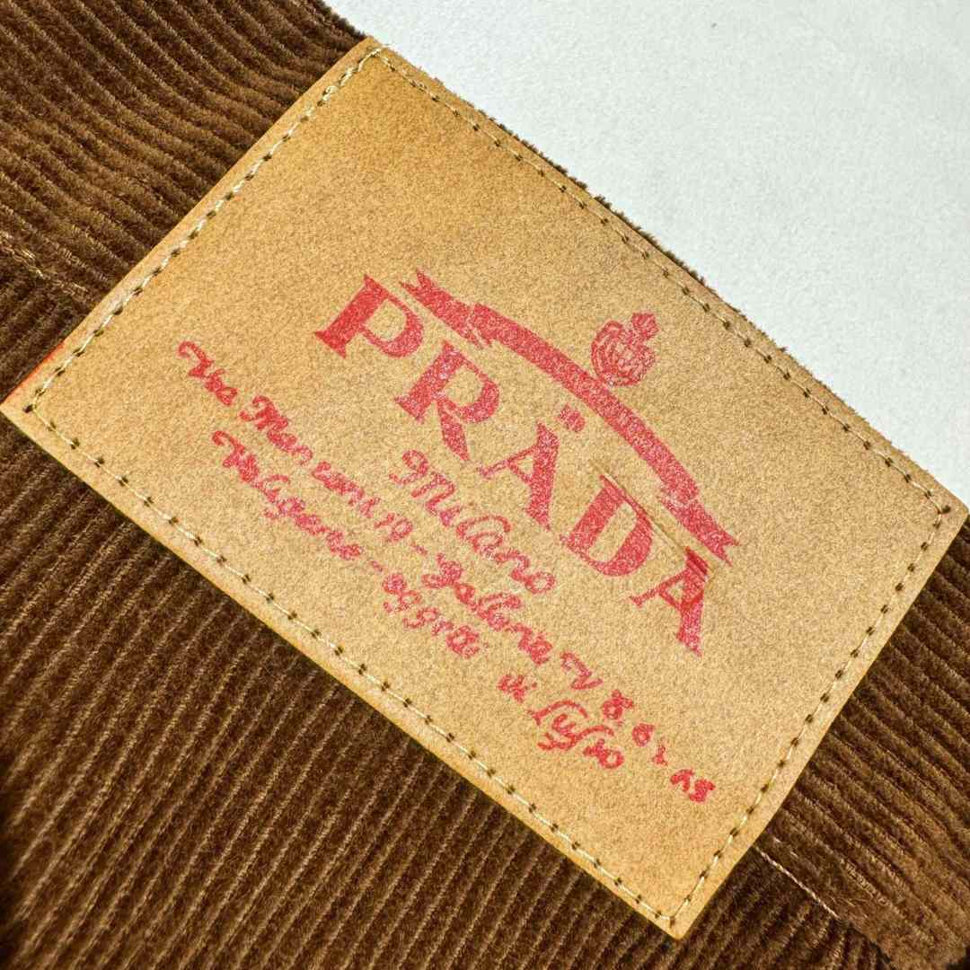 Prada Baggy Corduroy Pants - DopestKickz