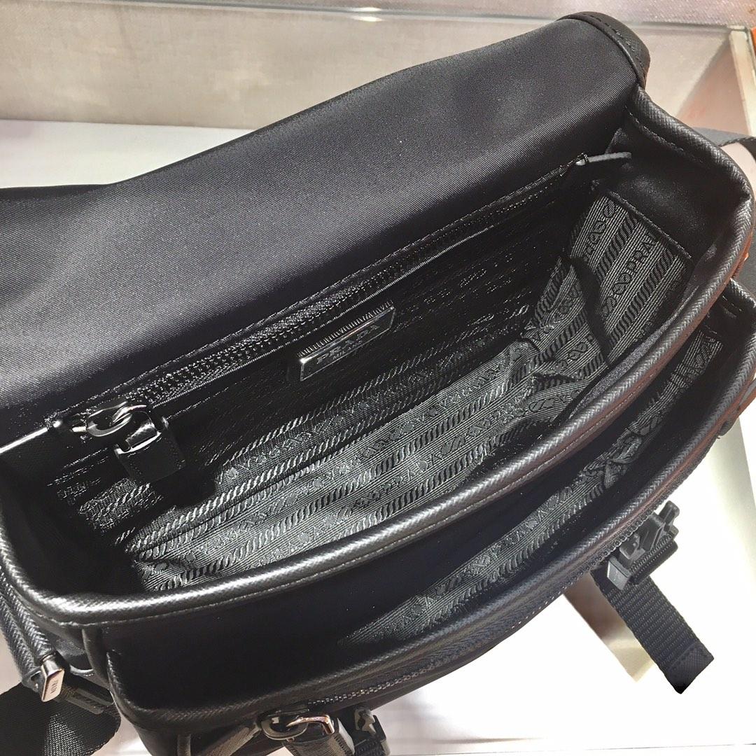 Prada Re-Nylon and Saffiano Leather Shoulder Bag - DopestKickz