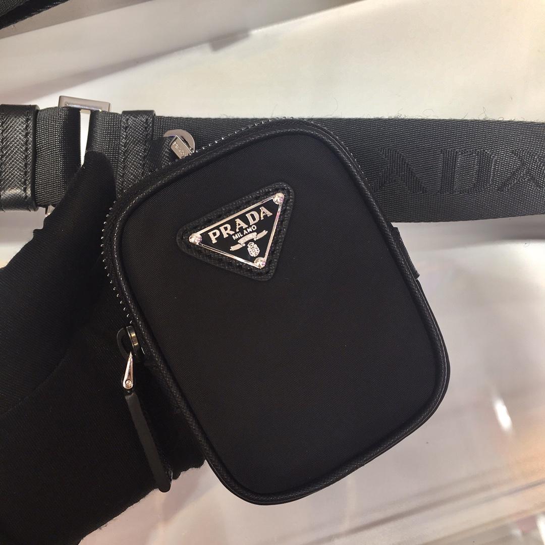 Prada Re-Nylon and Saffiano Leather Shoulder Bag - DopestKickz