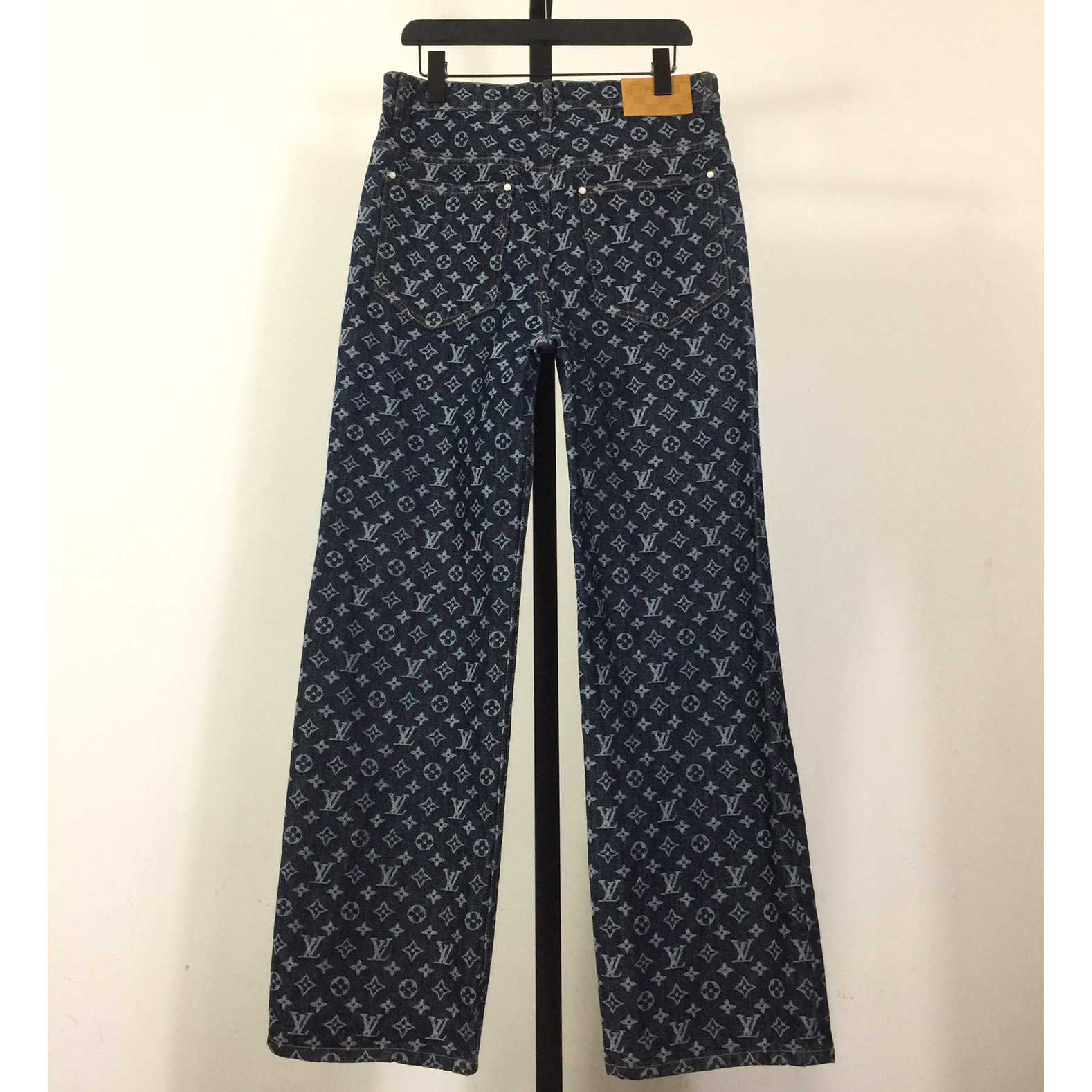 Louis Vuitton Monogram Jacquard Denim Skate Pants  1AFX30 - DopestKickz