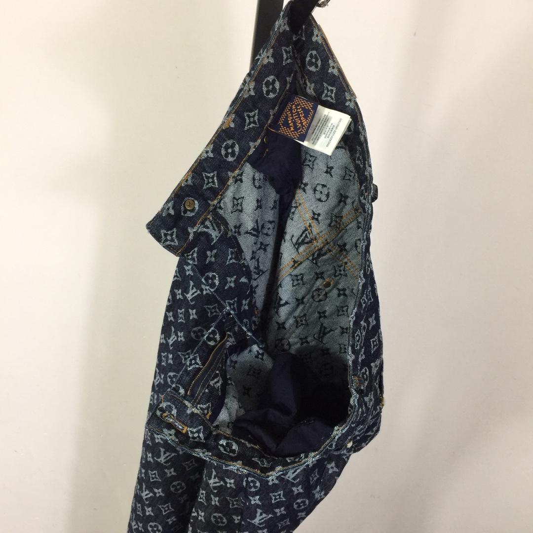Louis Vuitton Monogram Jacquard Denim Skate Pants  1AFX30 - DopestKickz
