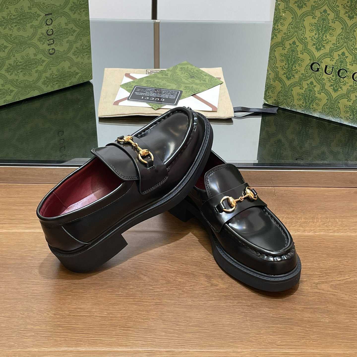 Gucci Women's Loafer With Horsebit - DopestKickz