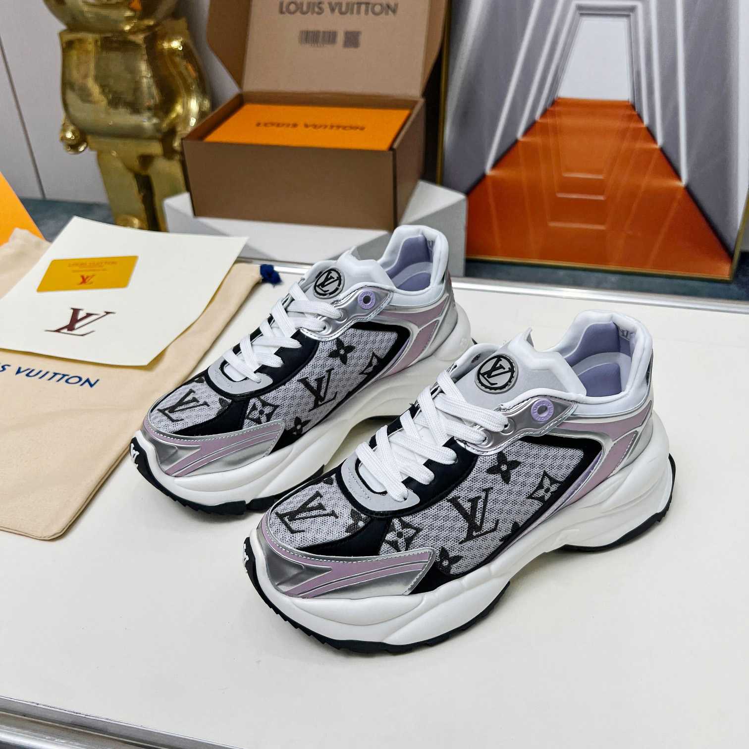 Louis Vuitton Run 55 Sneaker        1AD2PF - DopestKickz