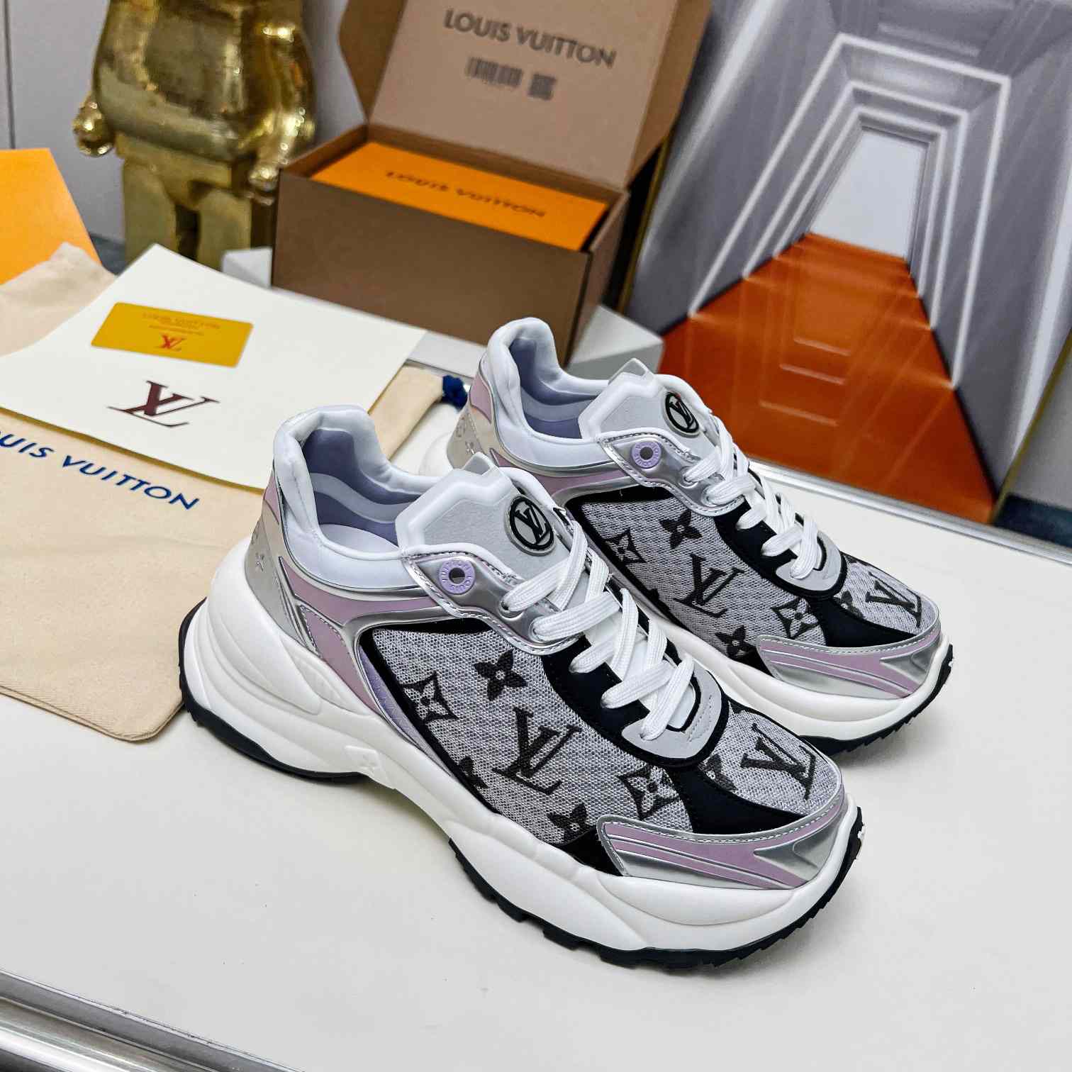 Louis Vuitton Run 55 Sneaker        1AD2PF - DopestKickz