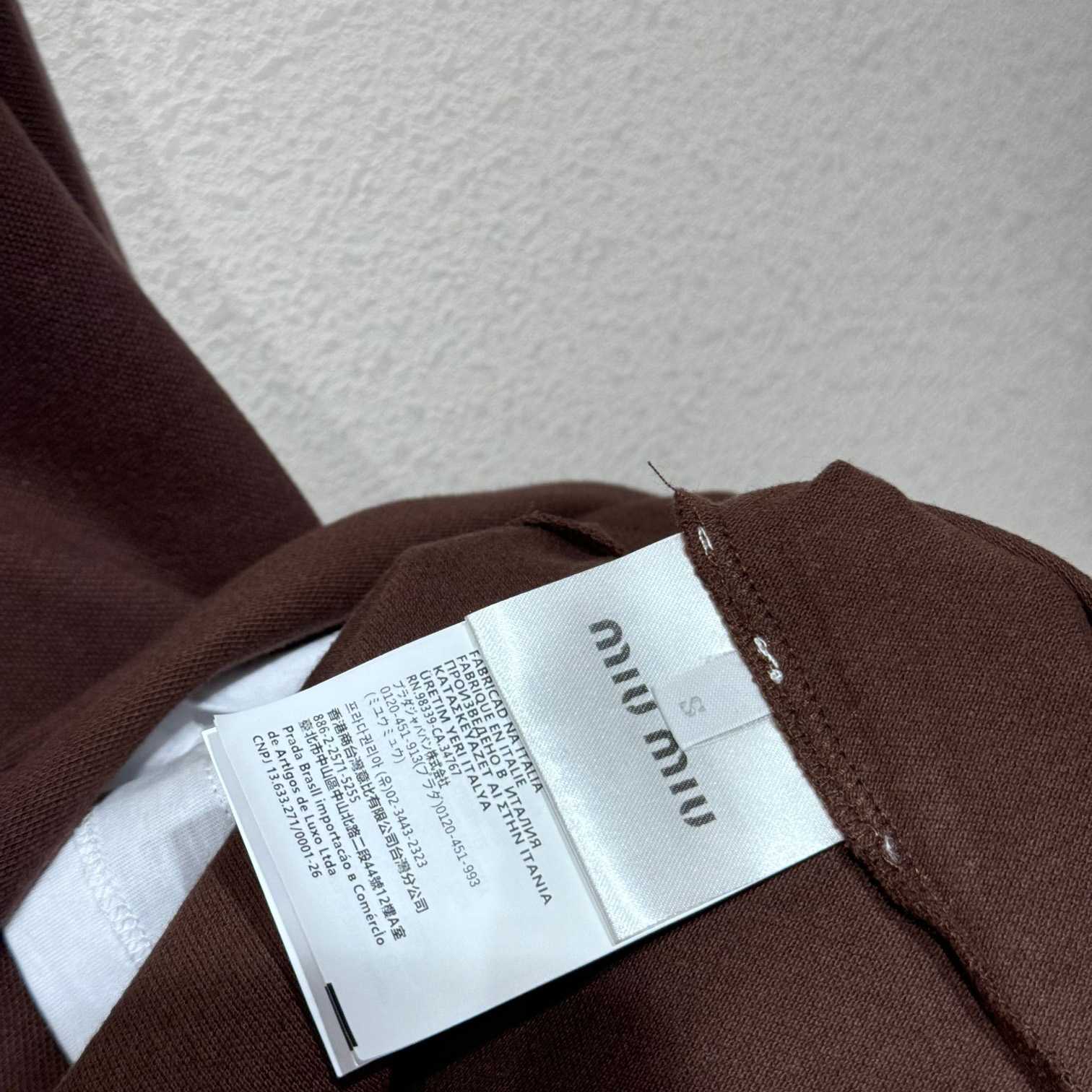 Miu Miu Piqué And Jersey Polo Shirt - DopestKickz