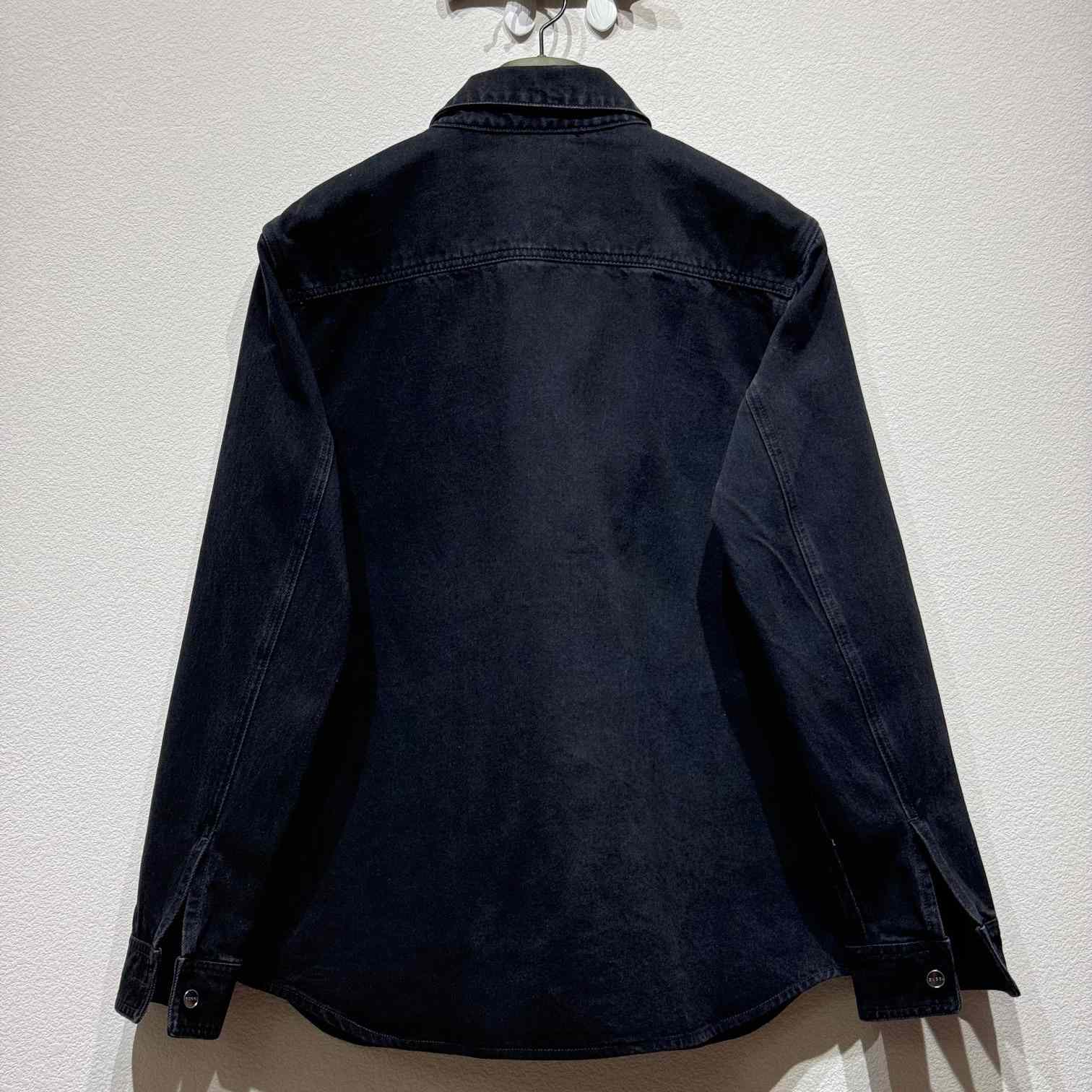 Gucci Denim Shirt With Gucci Embroidery - DopestKickz