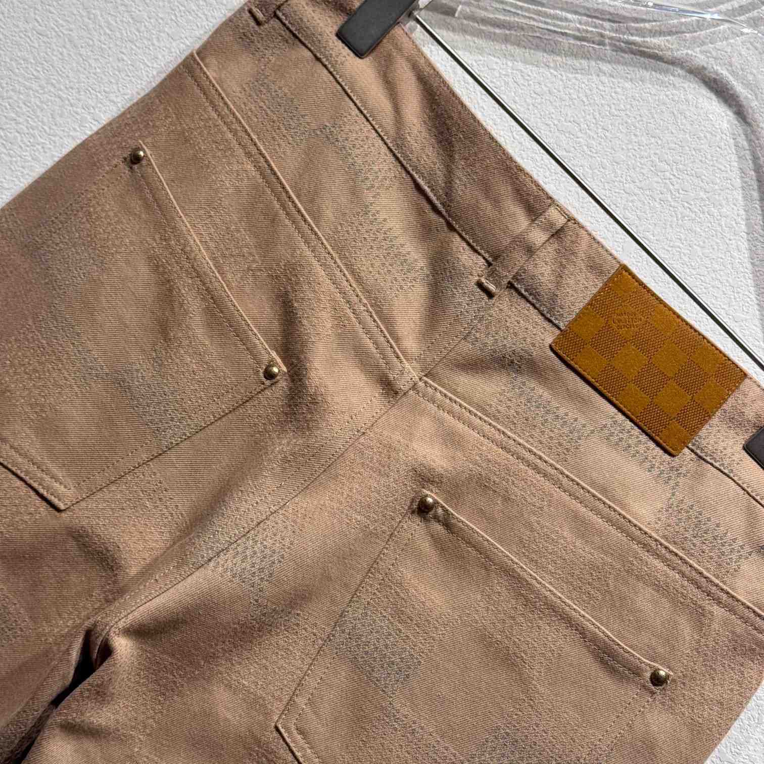 Louis Vuitton Damier Workwear Cotton Pants   1AFX54 - DopestKickz