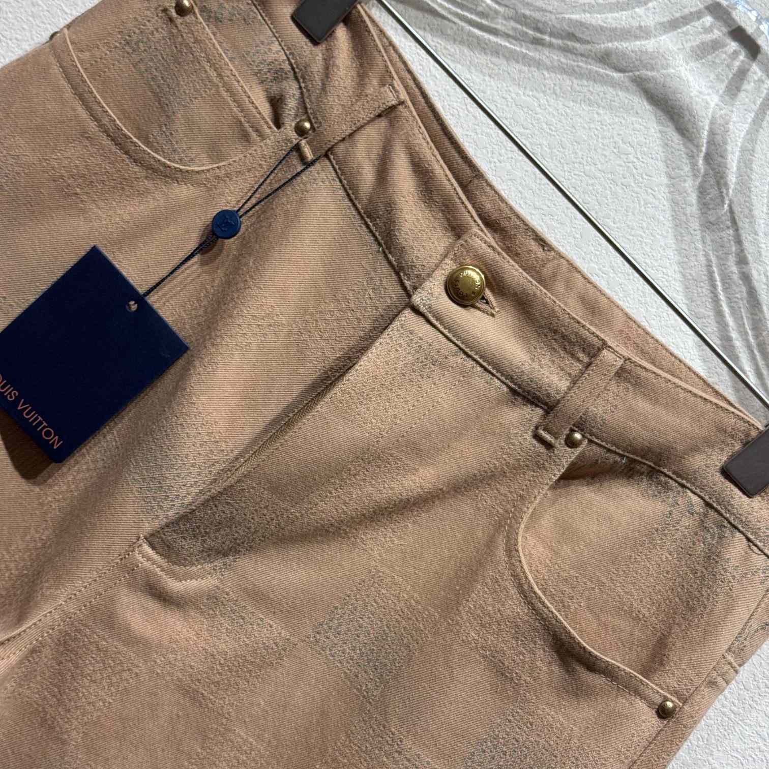 Louis Vuitton Damier Workwear Cotton Pants   1AFX54 - DopestKickz