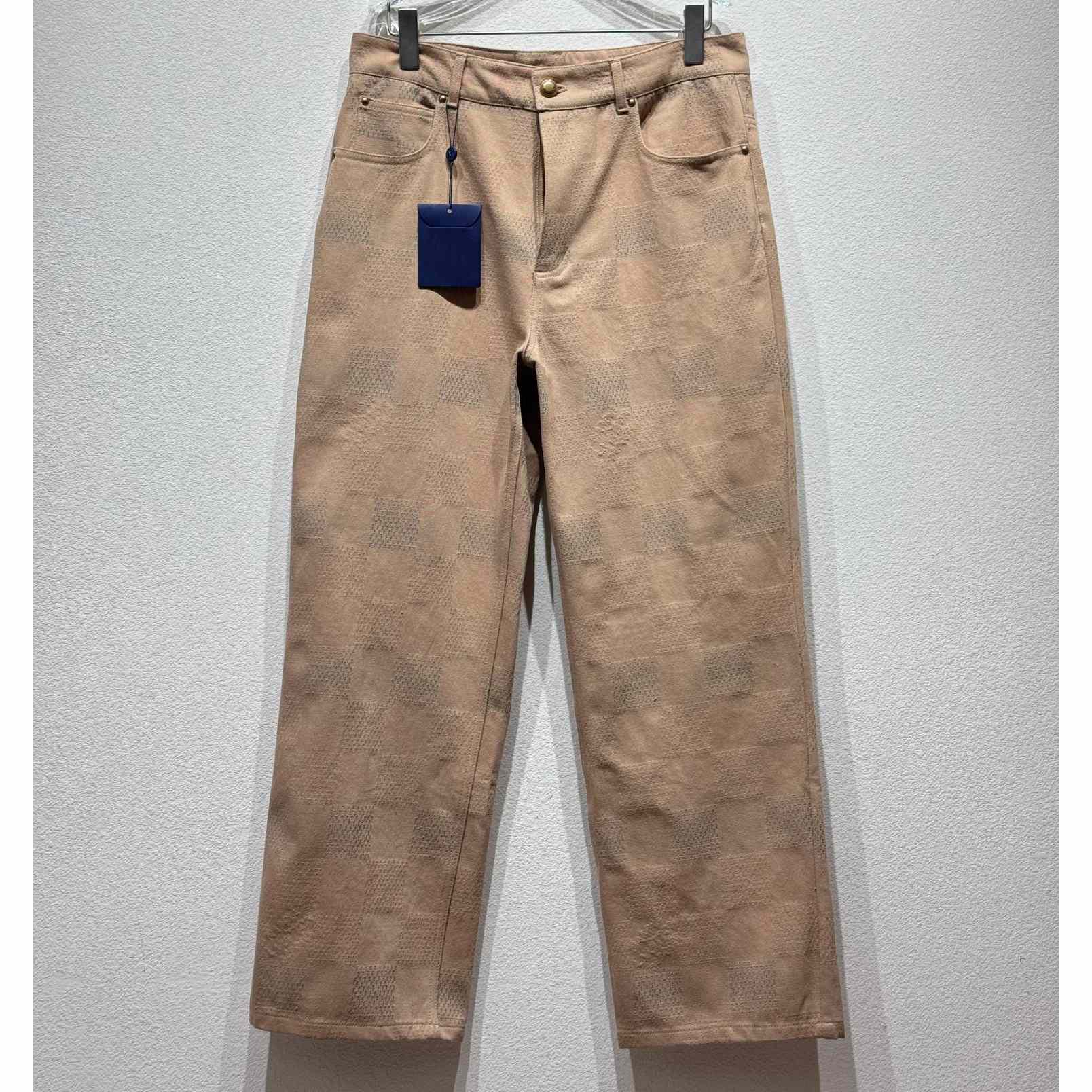 Louis Vuitton Damier Workwear Cotton Pants   1AFX54 - DopestKickz