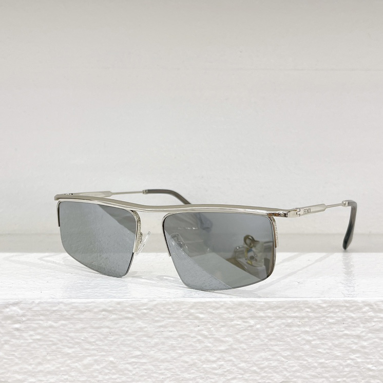 Fendi Travel Ruthenium-colored Metal Sunglasses  FE40141U  - DopestKickz