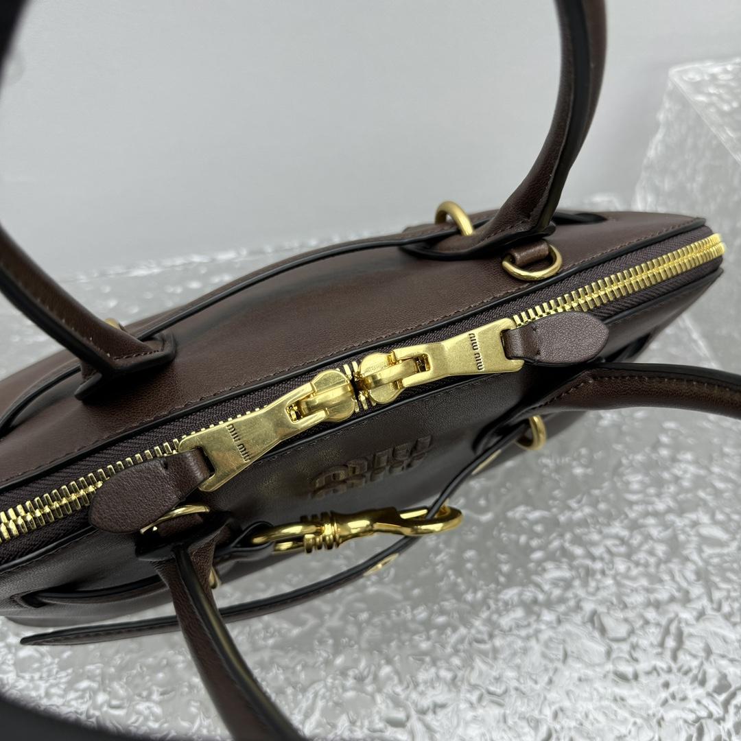 Miu Miu Aventure Nappa Leather Top-handle Bag - DopestKickz