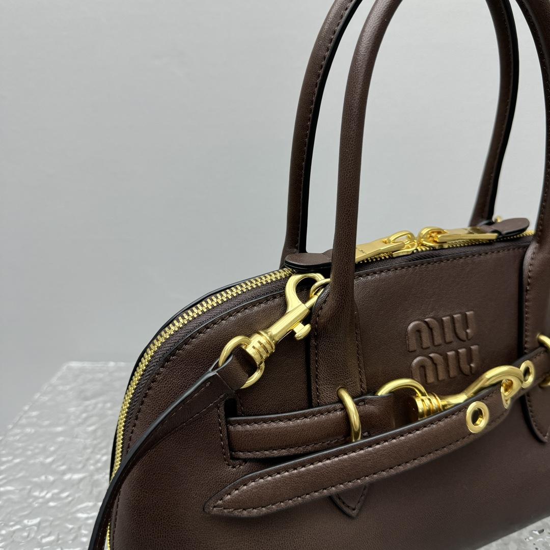 Miu Miu Aventure Nappa Leather Top-handle Bag - DopestKickz