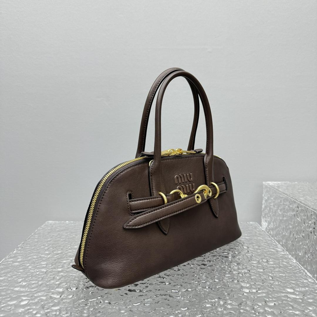 Miu Miu Aventure Nappa Leather Top-handle Bag - DopestKickz