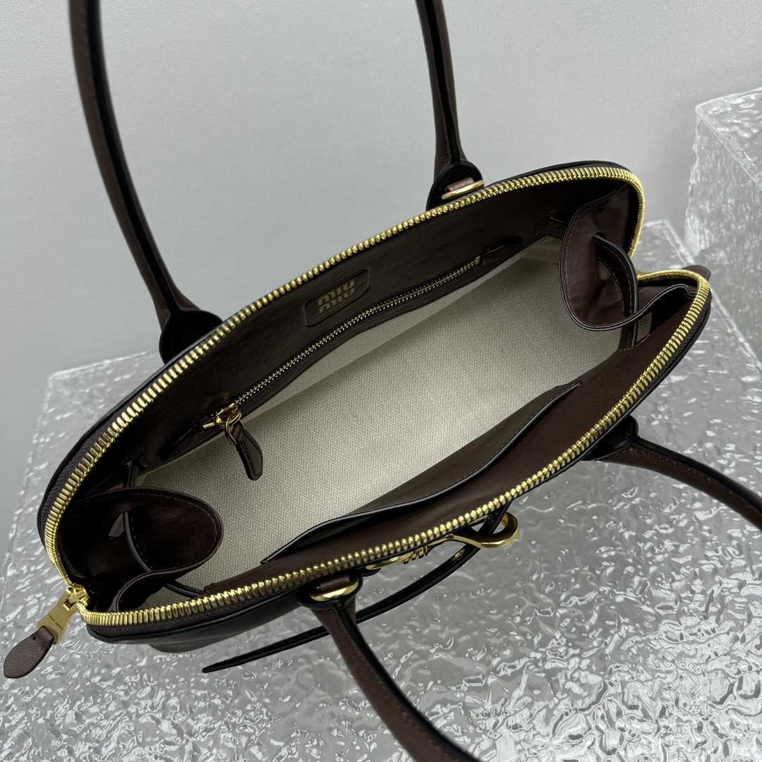 Miu Miu Aventure Nappa Leather Top-handle Bag - DopestKickz