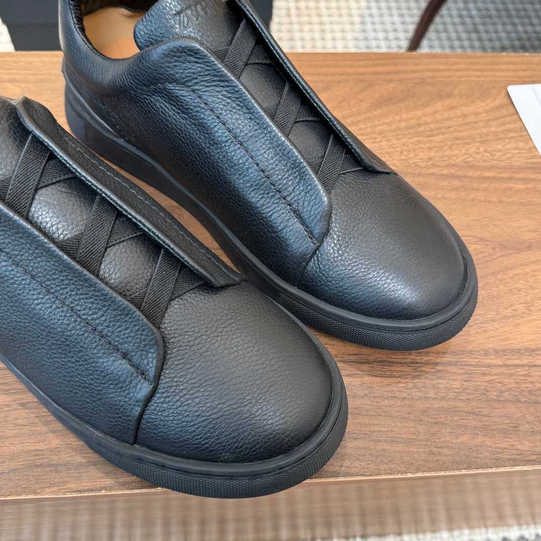 Zegna Leather Sneakers - DopestKickz
