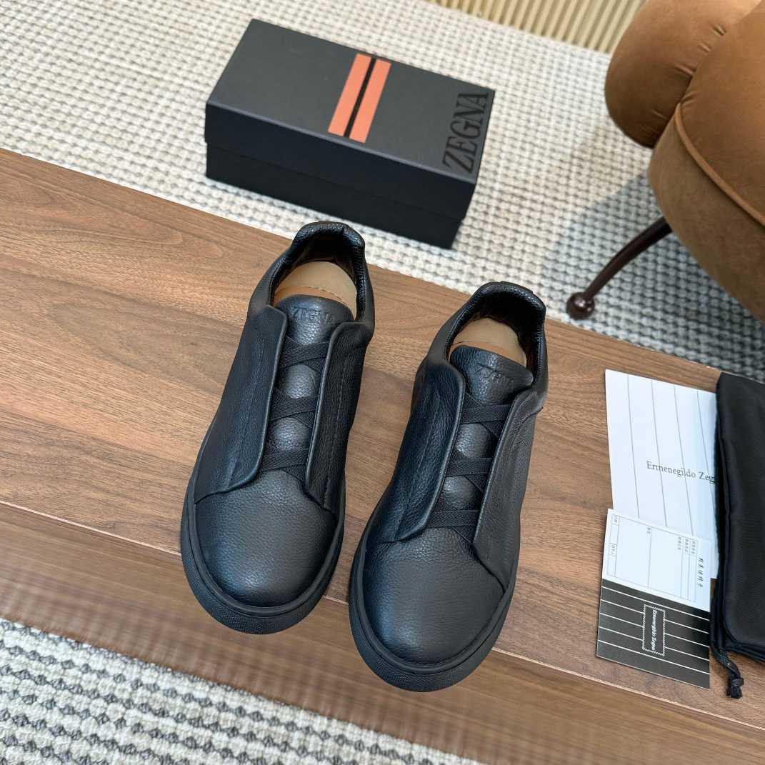 Zegna Leather Sneakers - DopestKickz