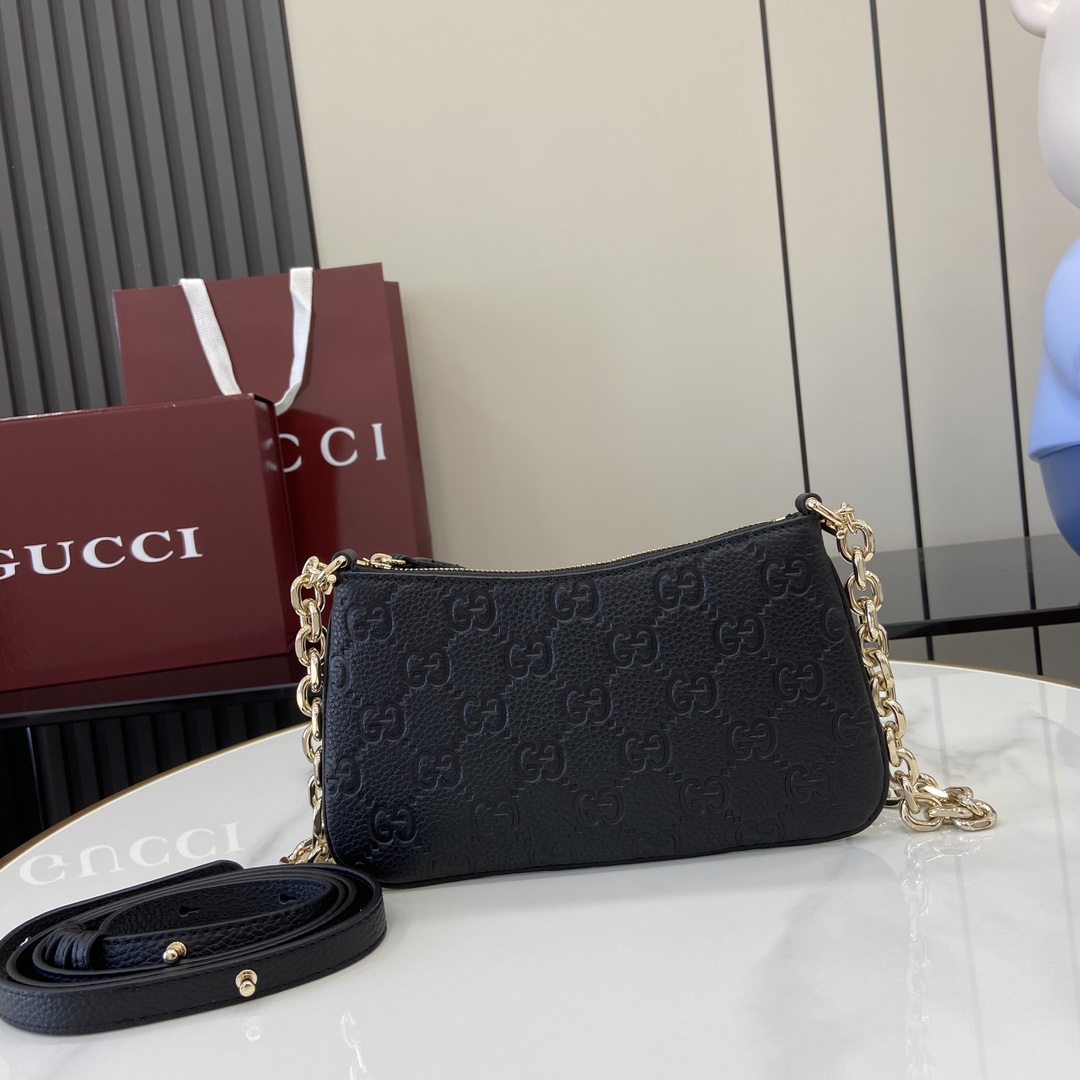 Gucci GG Emblem Super Mini Bag - DopestKickz