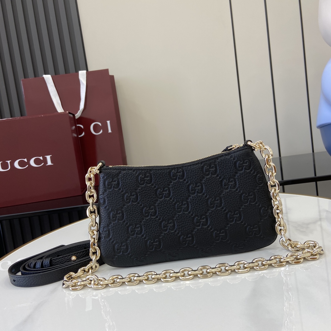 Gucci GG Emblem Super Mini Bag - DopestKickz