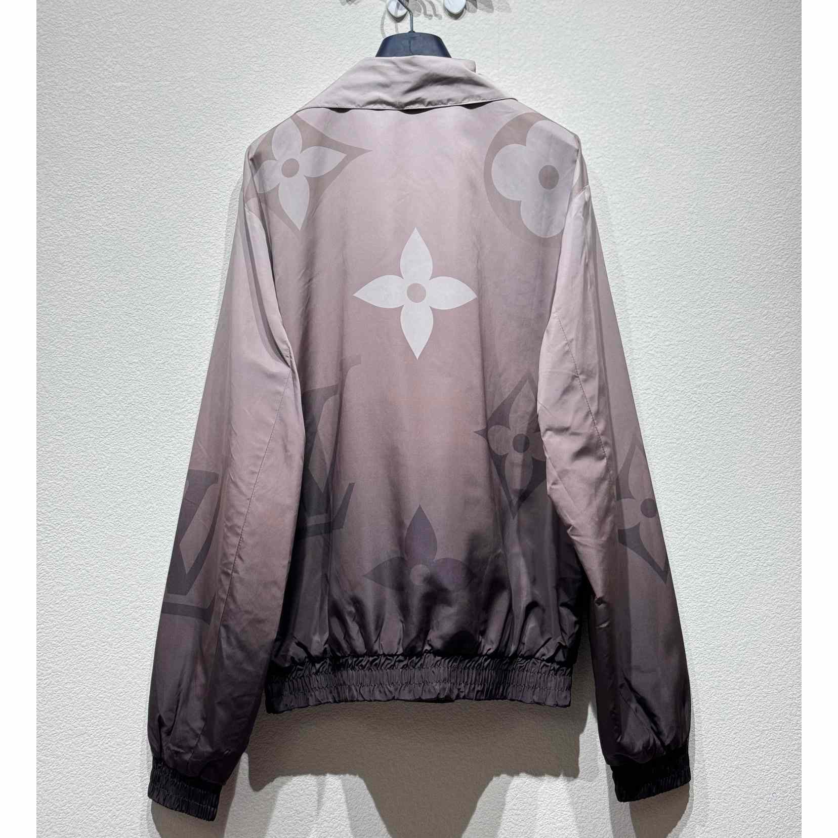 Louis Vuitton Monogram Printed Light Nylon Windbreaker   1AFYAP - DopestKickz
