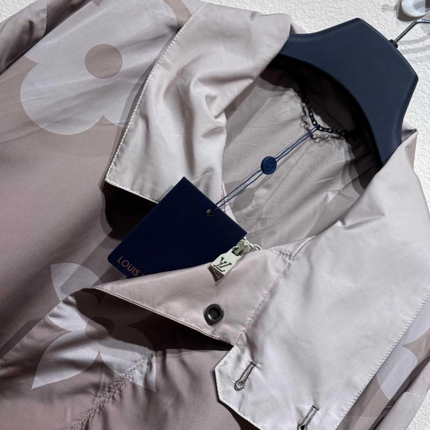 Louis Vuitton Monogram Printed Light Nylon Windbreaker   1AFYAP - DopestKickz