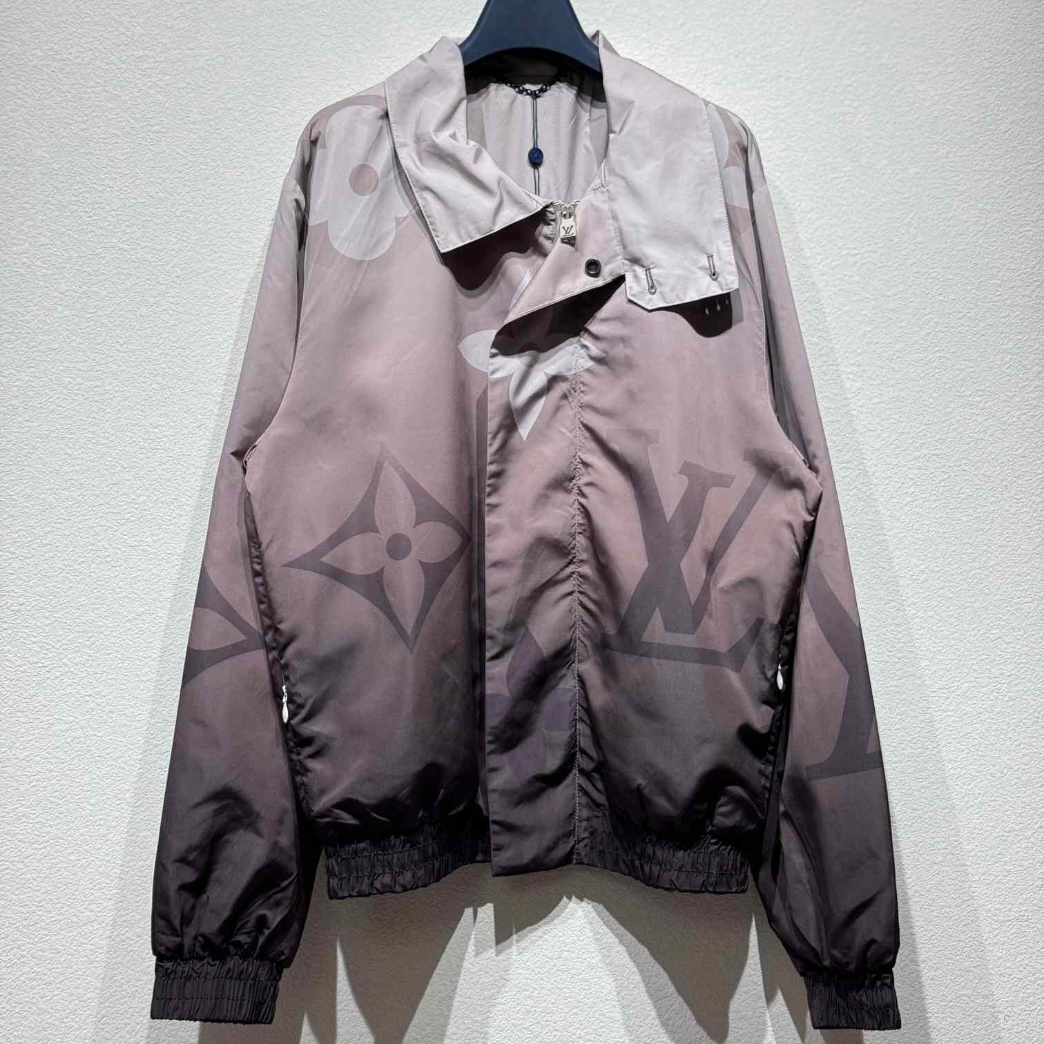 Louis Vuitton Monogram Printed Light Nylon Windbreaker   1AFYAP - DopestKickz