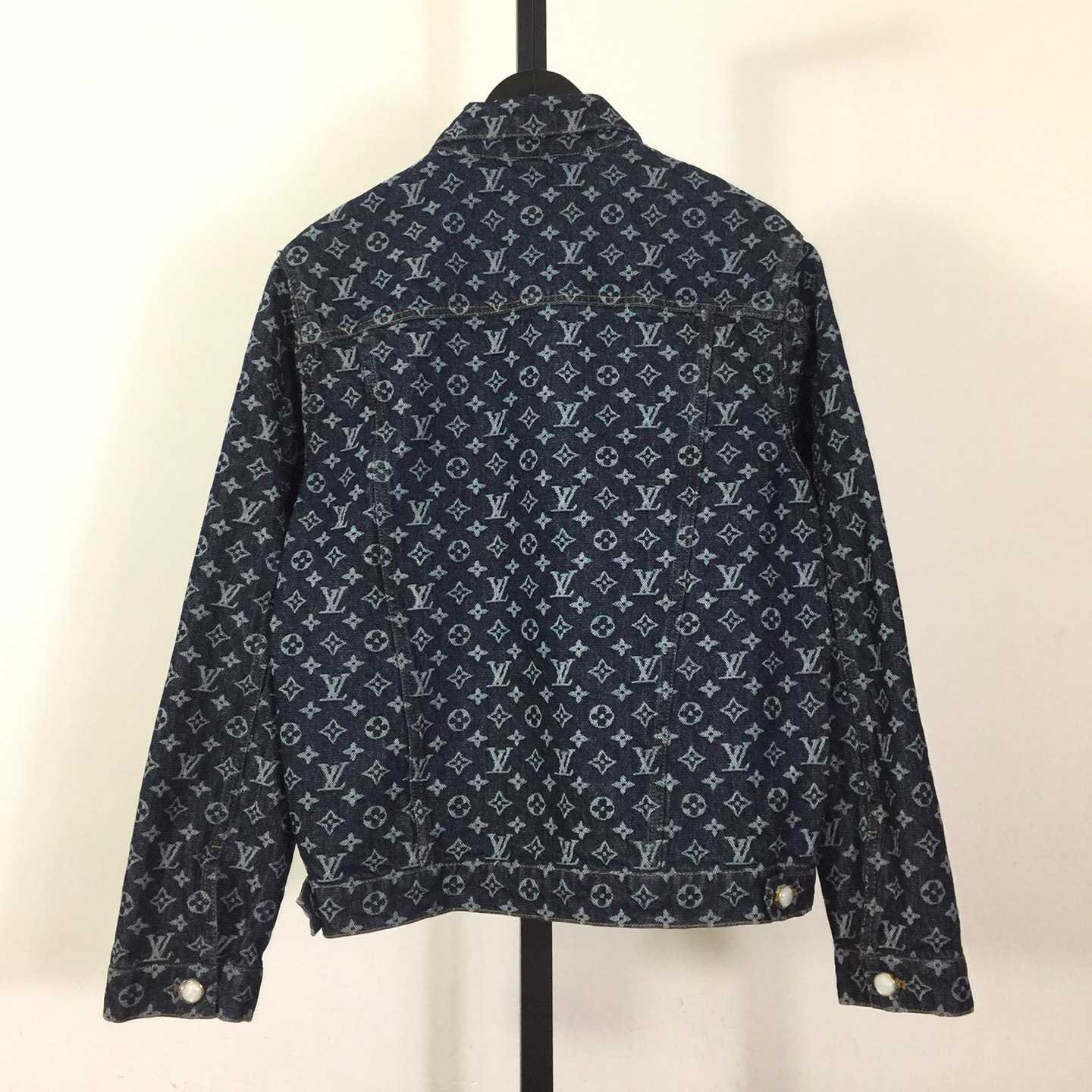 Louis Vuitton Monogram Jacquard Denim Jacket   1AFWWV - DopestKickz